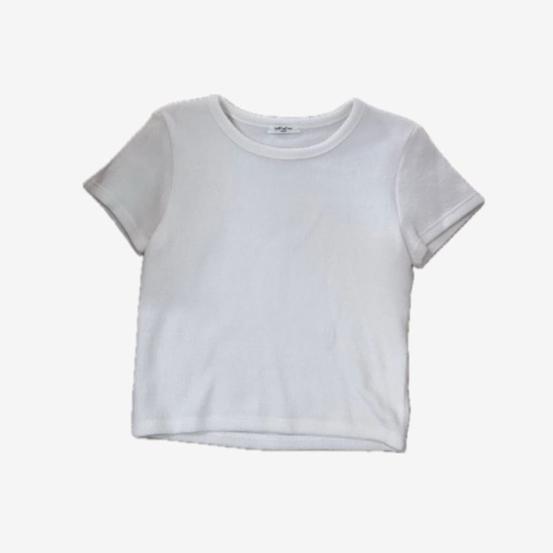에프터먼데이 fluffy basic half top ivory 상품이미지1