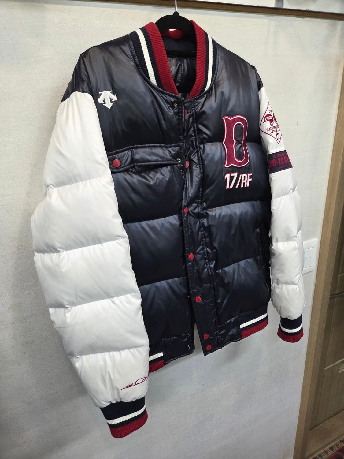 데상트 추신수 스타디움 덕다운 패딩 xl 상품이미지7