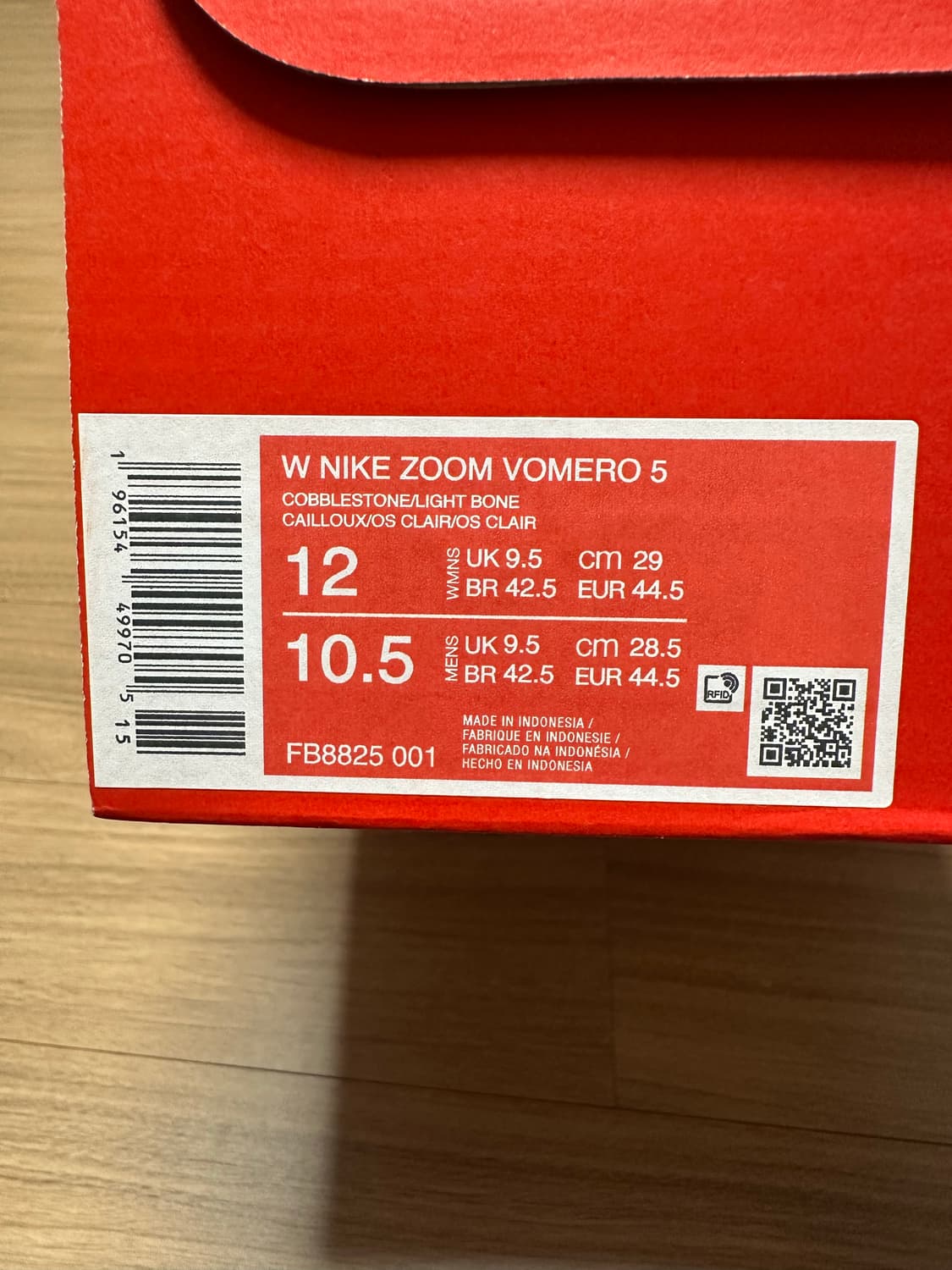 (W) 290 나이키 줌 보메로 5 코블스톤 앤 플랫 퓨터 상품이미지6