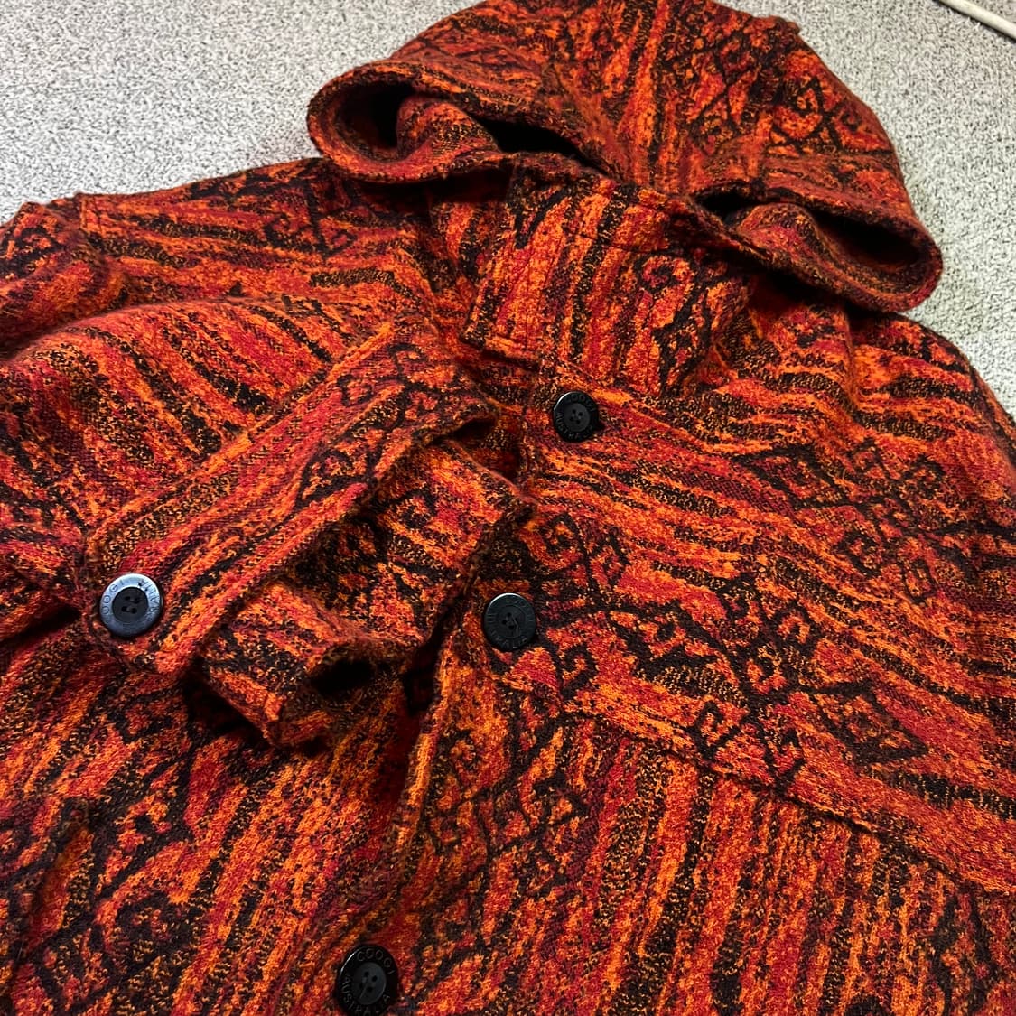 COOGI 쿠지 케이블 후드 니트 자켓 상품이미지2