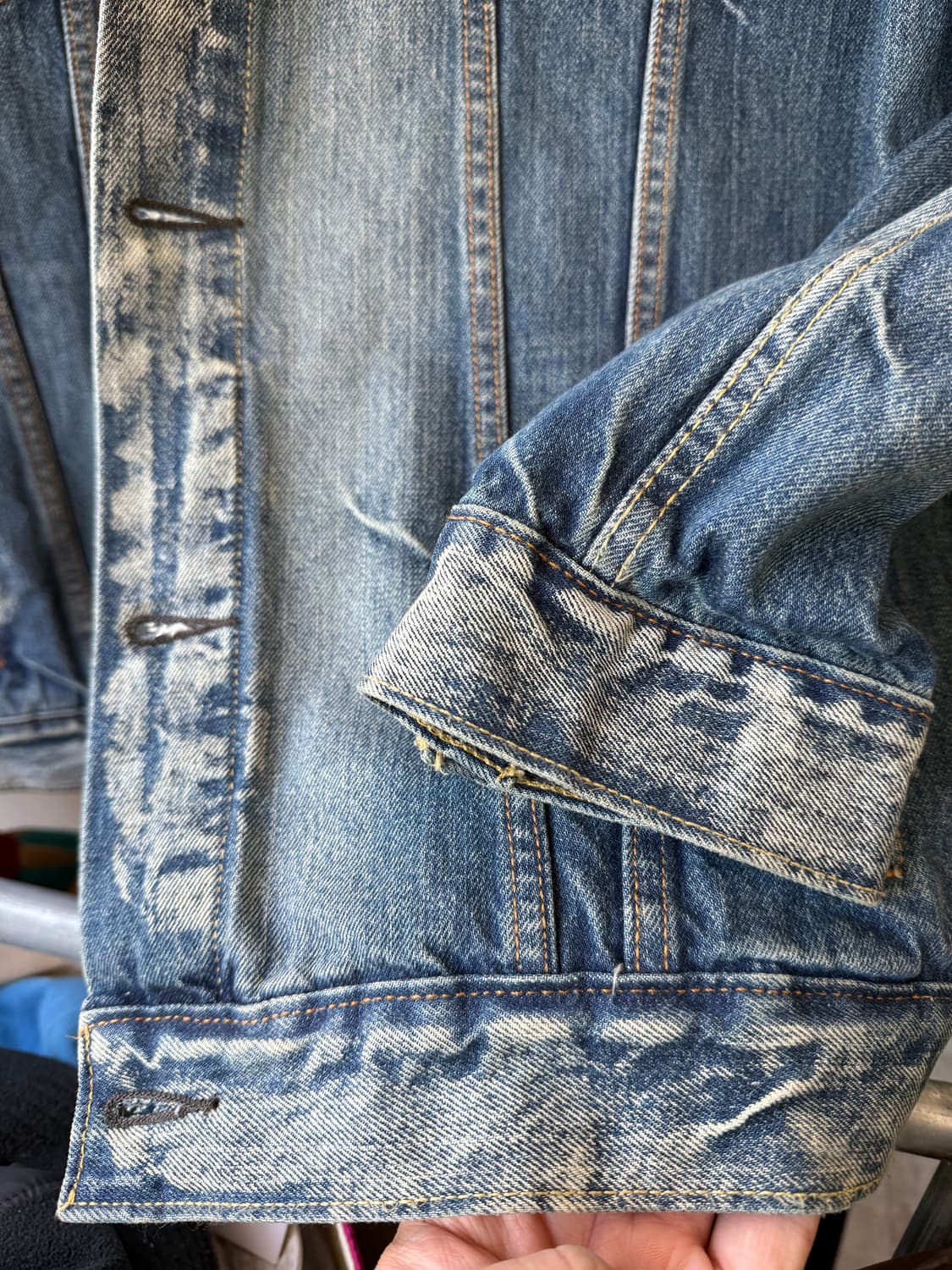 리바이스 72334 데님 페인팅 커스텀 자켓 XXL 상품이미지6