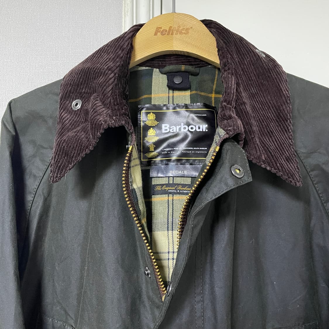 바버 비데일 올리브 38 사이즈 (95-100정도) 상품이미지2