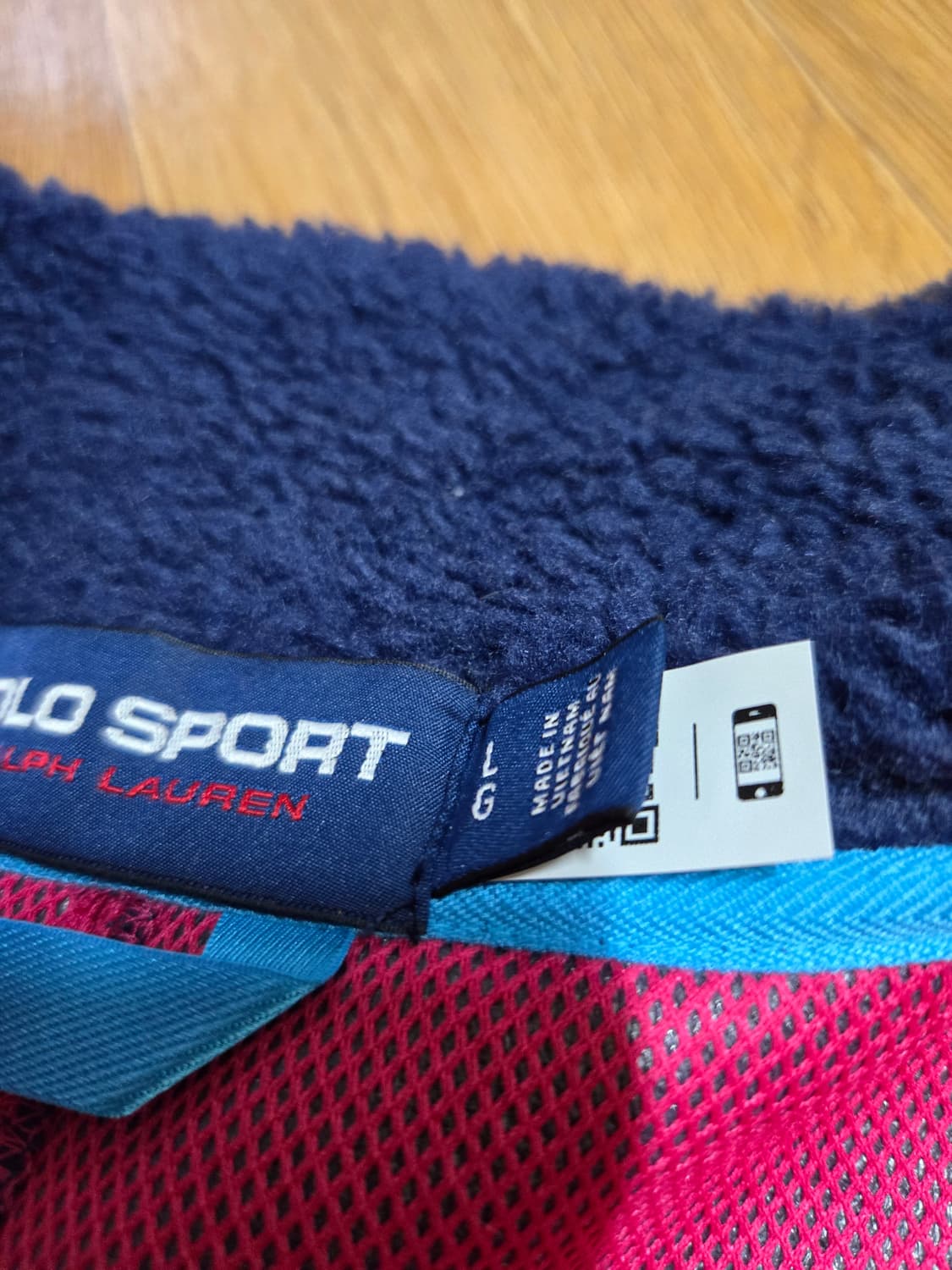폴로 랄프로렌 스포츠 신형 큐알택 정품인증 플리스 집업 상품이미지8
