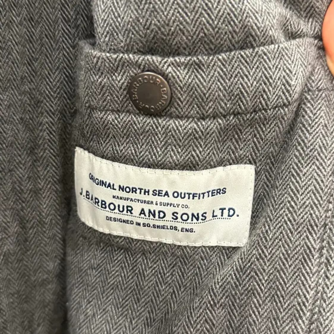 Barbour 바버 야상 왁스 패딩 자켓 M 상품이미지5