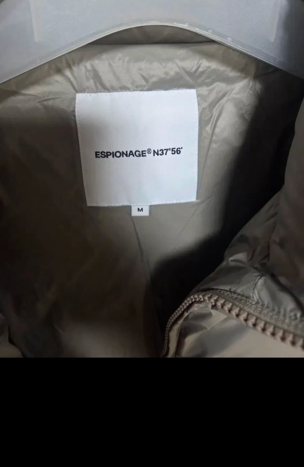 에스피오나지 웨이브 푸퍼다운 숏패딩 스톤그레이 M 상품이미지5