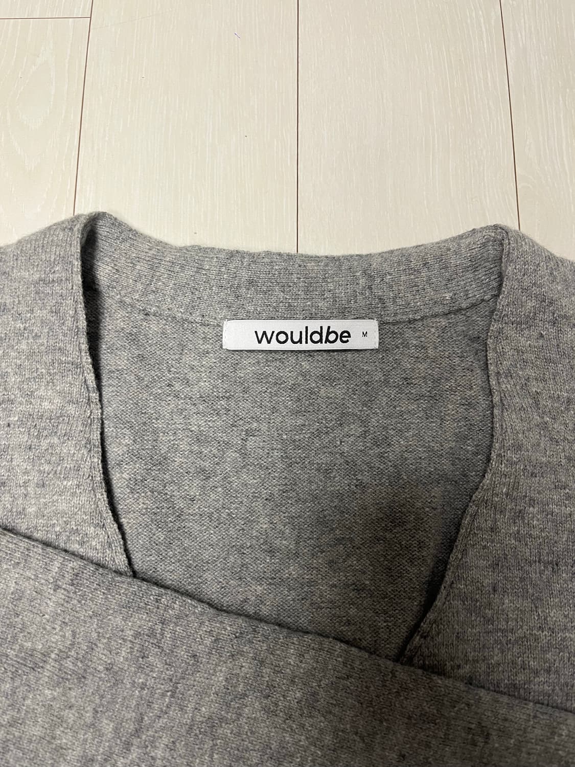 [우드비] 베이커 가디건 _ M size (그레이 컬러) 상품이미지2