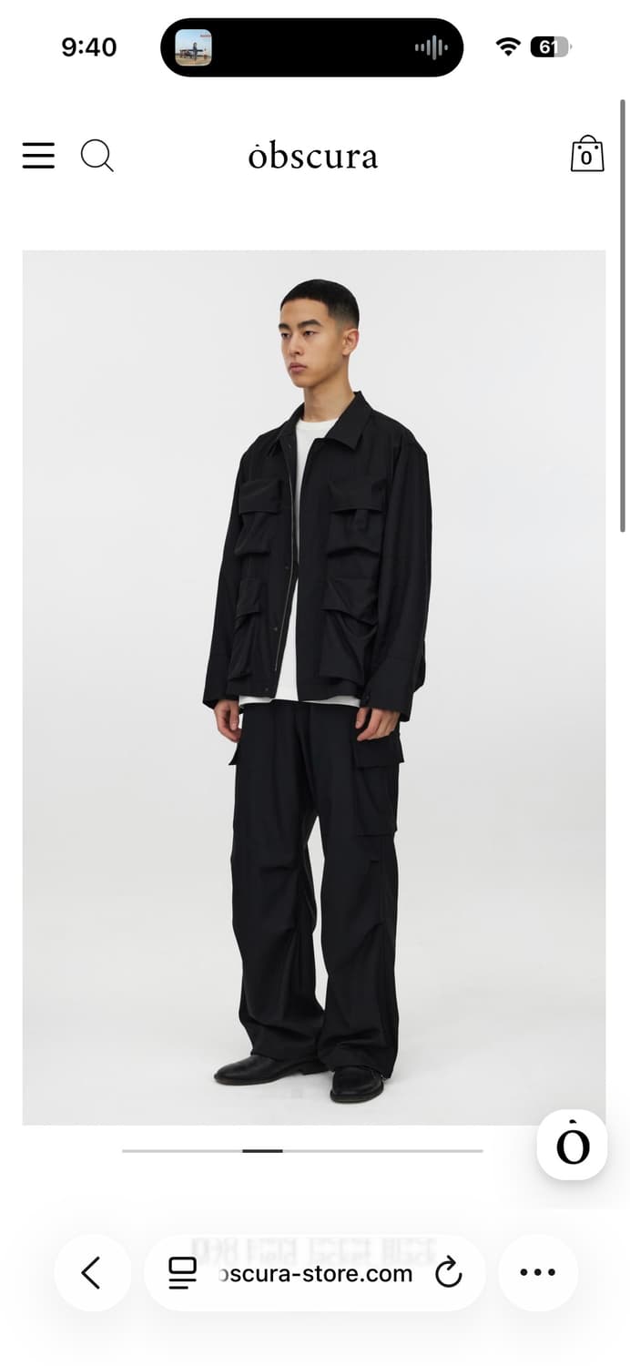 옵스큐라 유스 m70 필드자켓 블랙 사이즈 s 상품이미지3