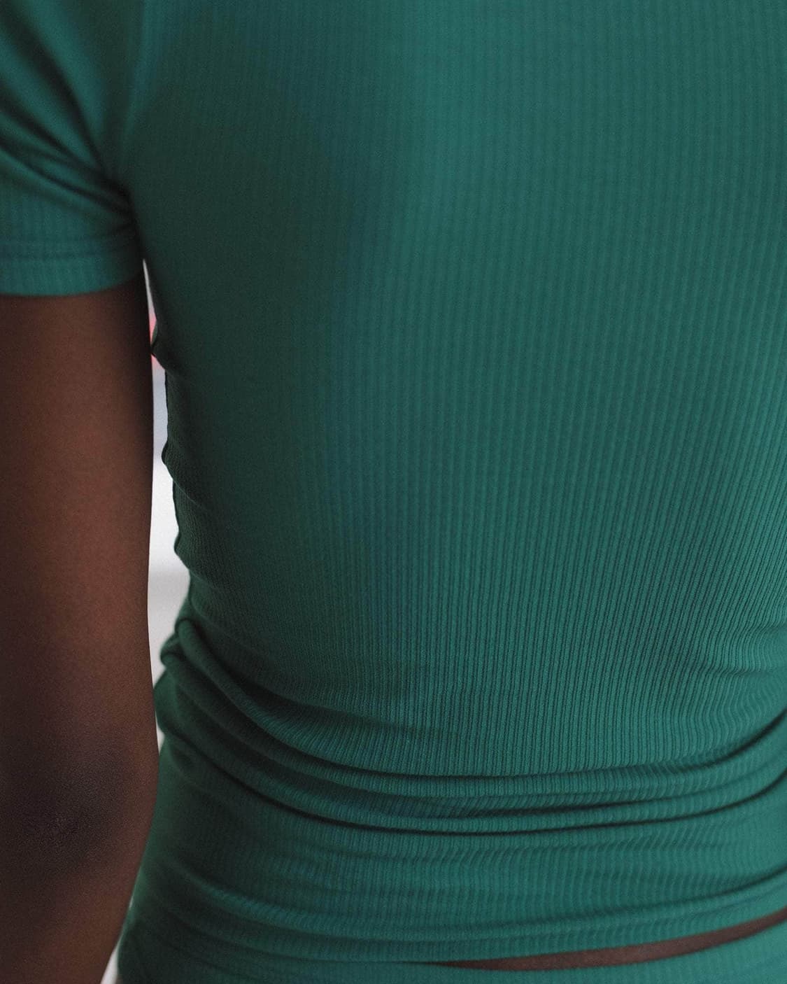 [S,M,L]베이스레인지 25ss 하트 티셔츠/그린 상품이미지4