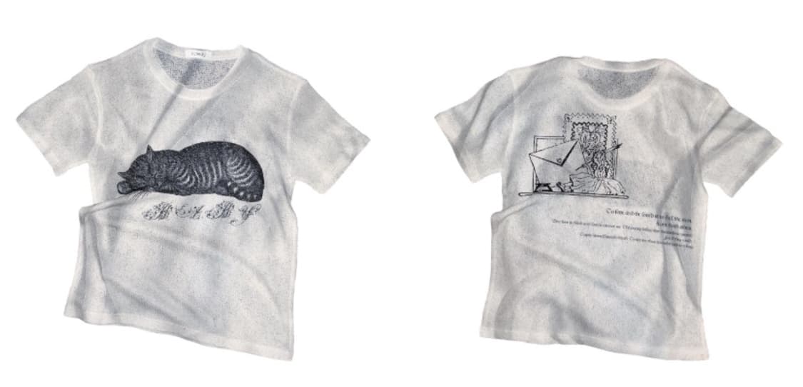 eessay NAP CAT SUMMER KNIT 에세이 니트 반팔 상품이미지1