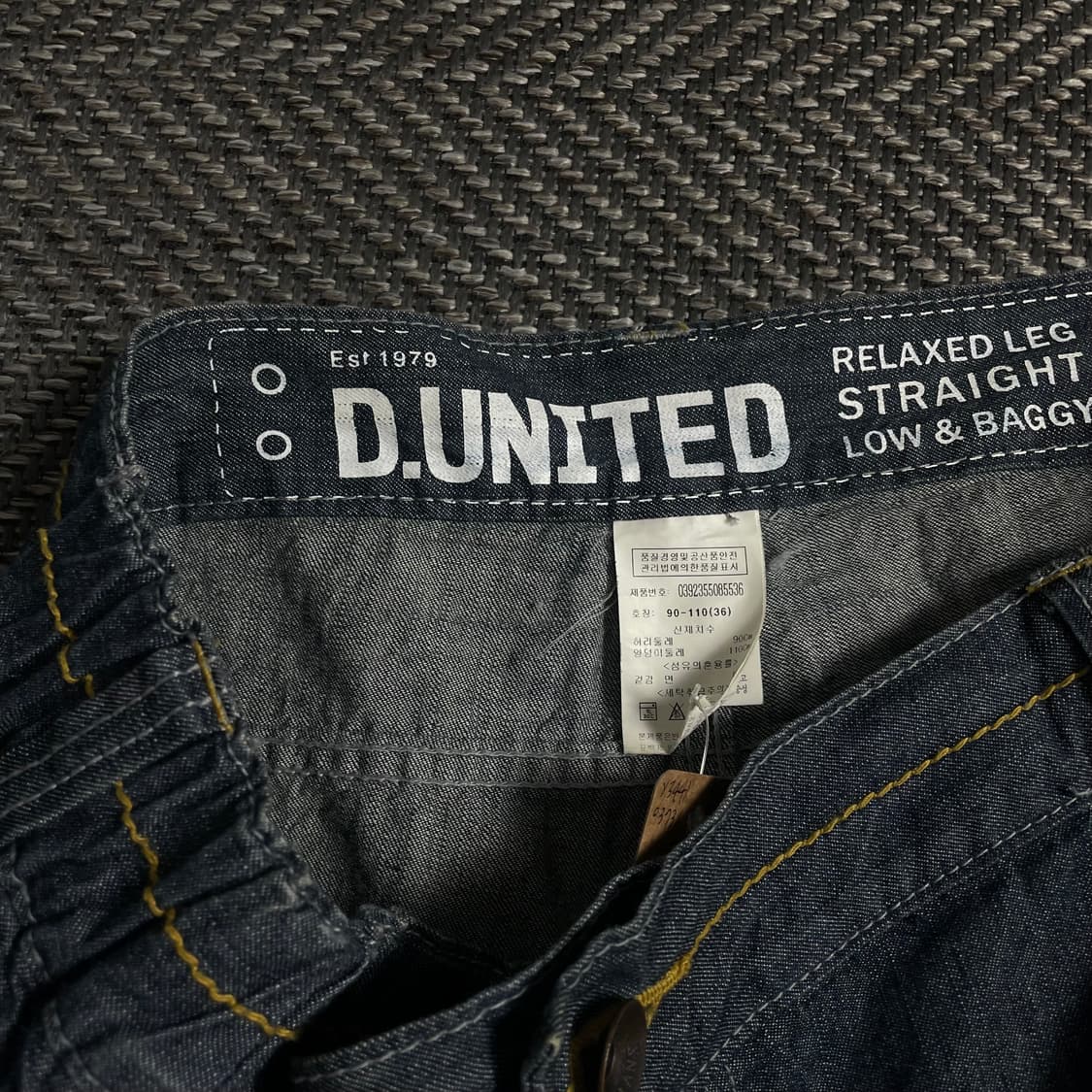 00s Y2K 빈티지 데님 버뮤다 팬츠o 4719 상품이미지5