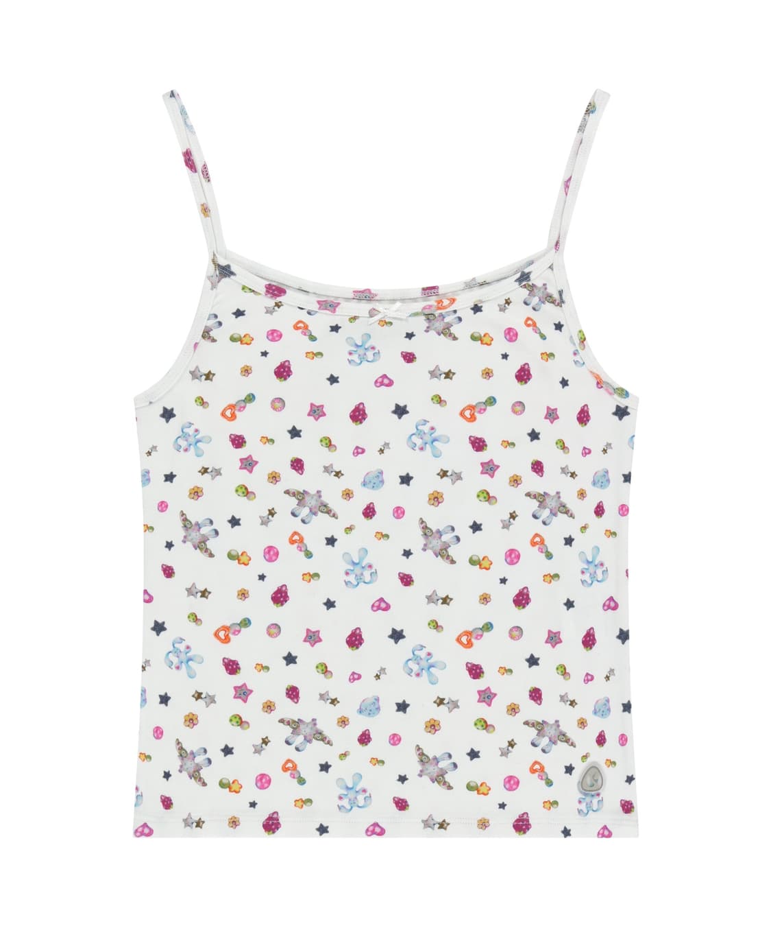 코이세이오 EMA TINY FRIENDS SLEEVELESS WHITE 상품이미지1