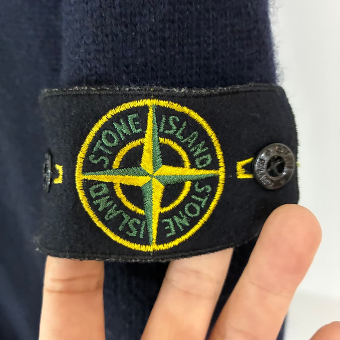 스톤 아일랜드 반집업 울 니트 상품이미지4