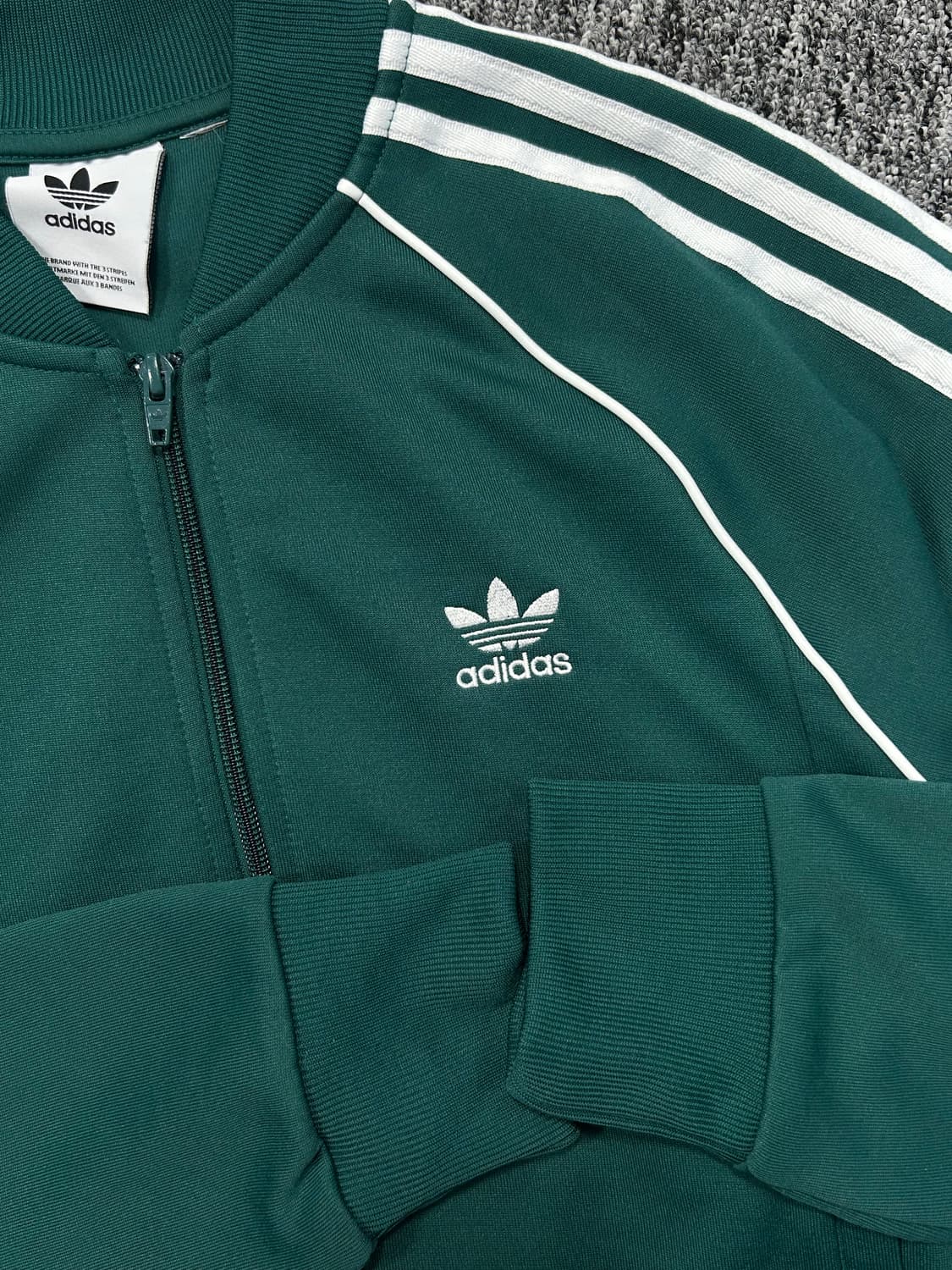 아디다스 그린 슈퍼스타 트랙탑 져지 L 상품이미지6