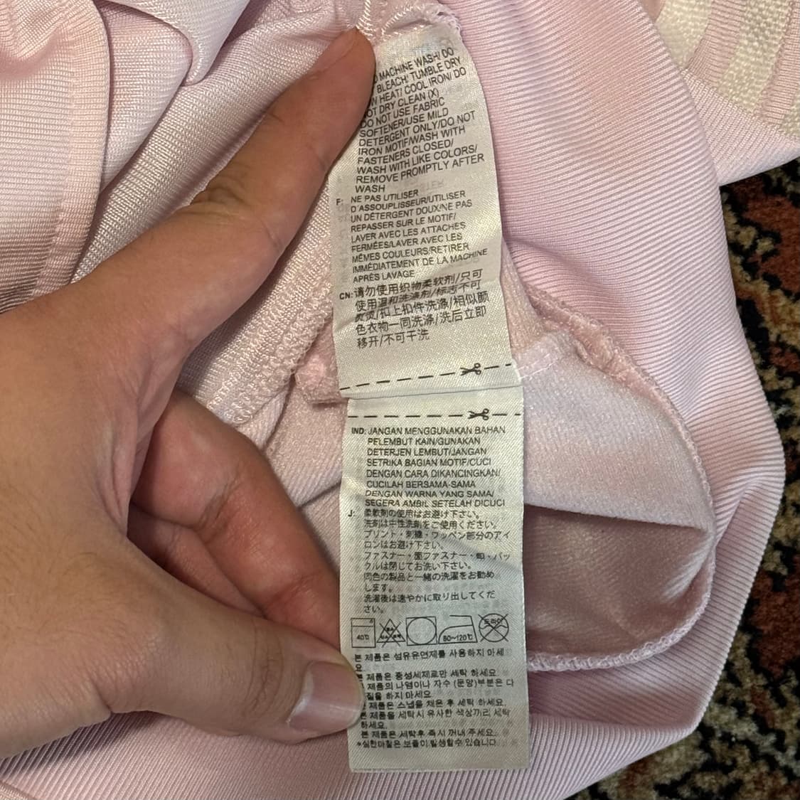 아디다스 파이어버드 져지 연핑크 (XS) 상품이미지9