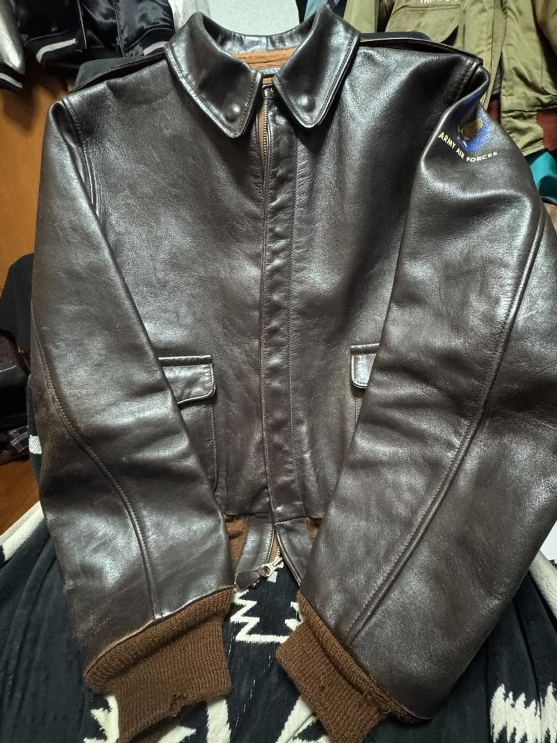 (38) 리얼맥코이 a-2 가죽자켓 상품이미지1
