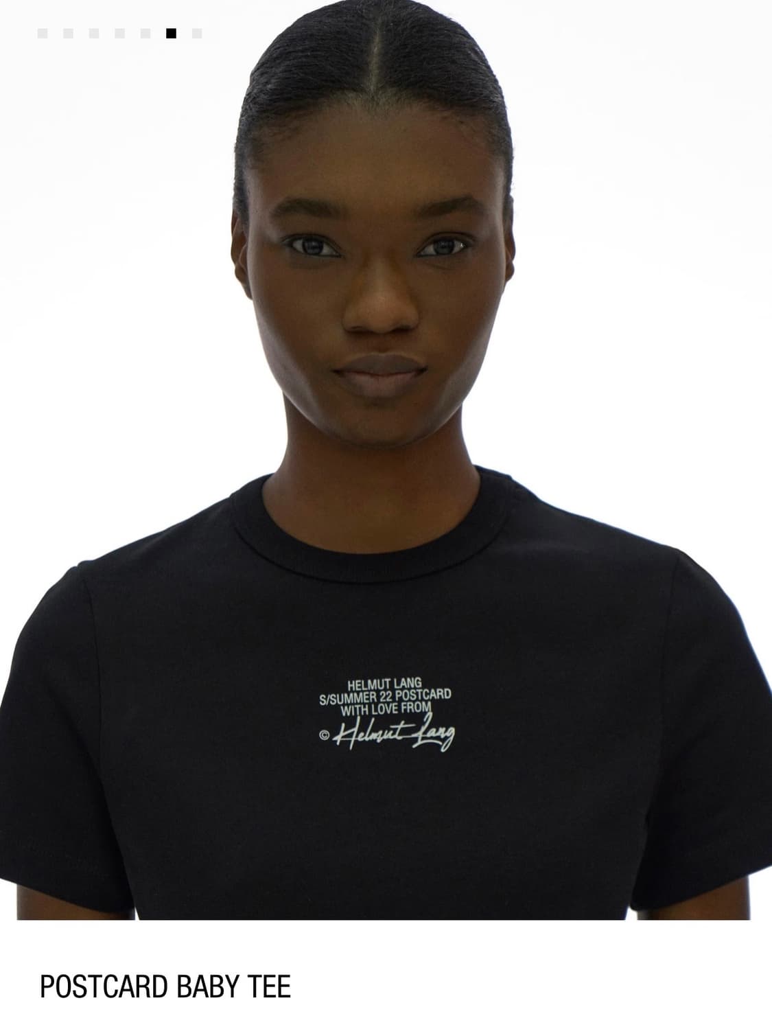 (XS) 헬무트랭 postcard 베이비 티셔츠 여성 (새상품) 상품이미지6