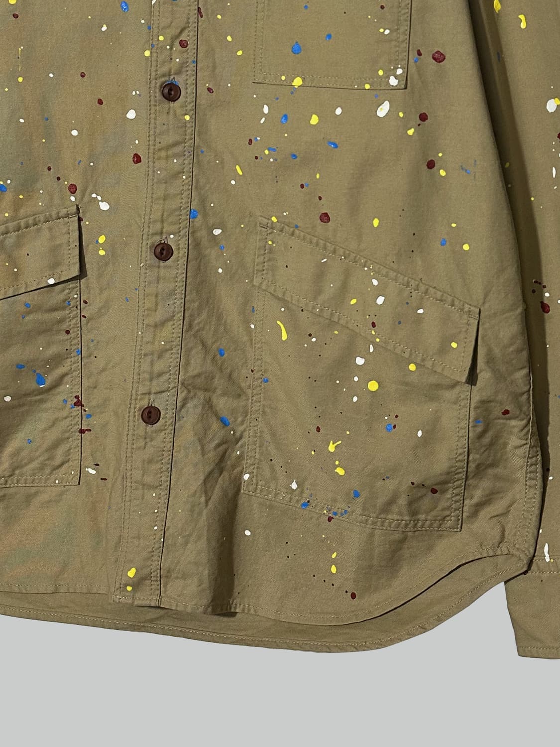 꼼데가르송 옴므 페인팅 셔츠 자켓 상품이미지2