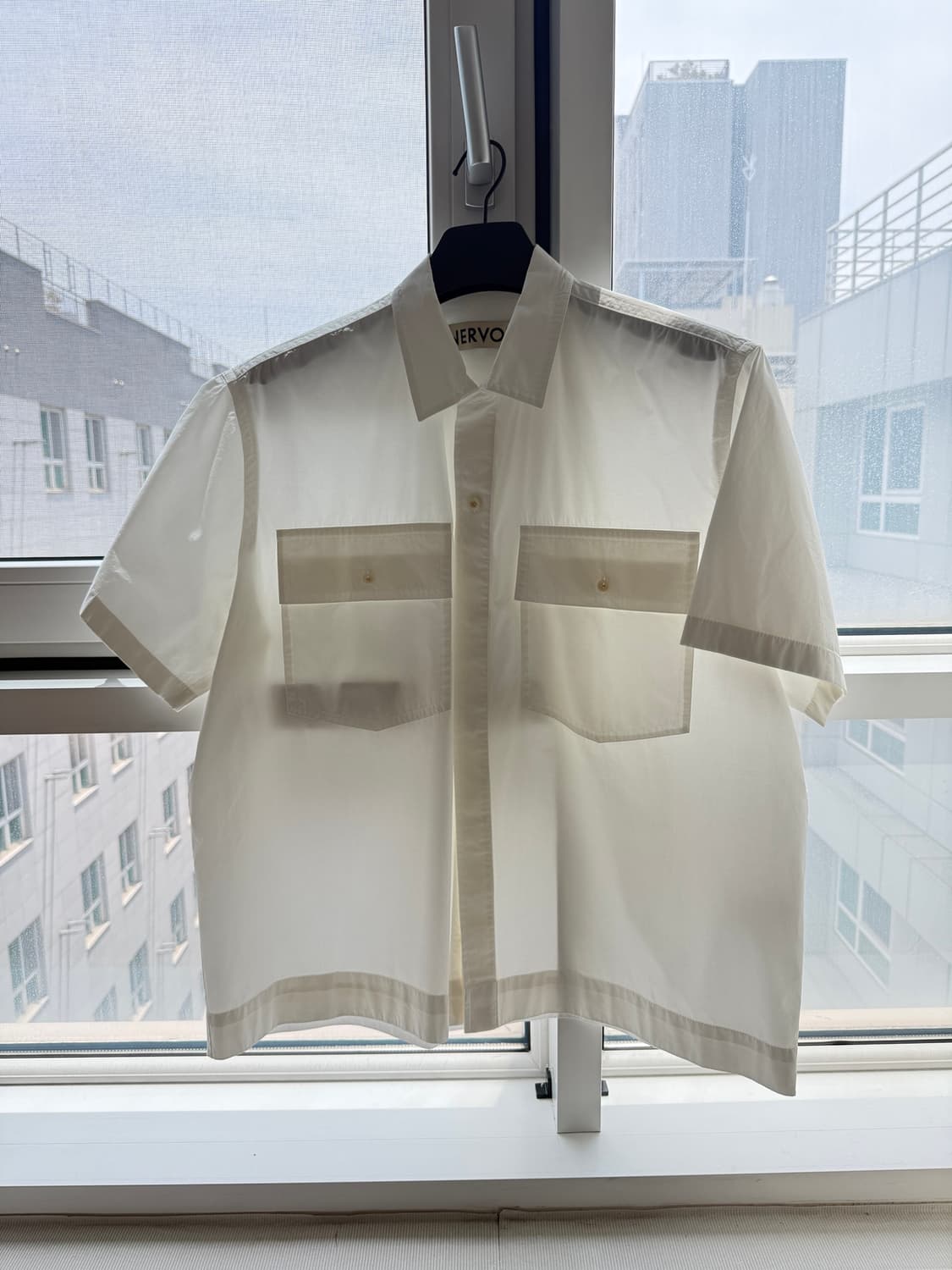 [4]너버스 SHORT SLEEVES SHIRT _ white 셔츠 상품이미지2