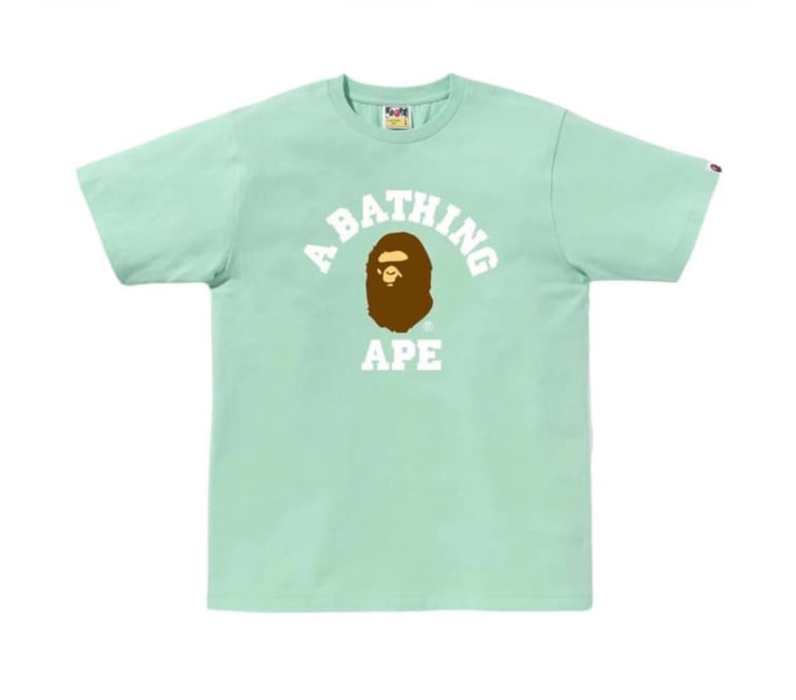 베이프 반팔 티셔츠 민트 상품이미지1