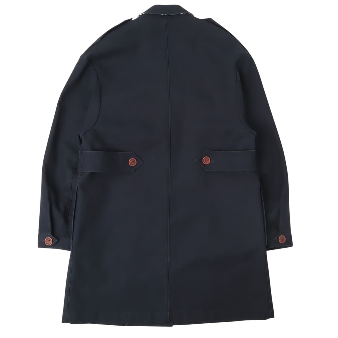 버버리 네이비 캐스버리 하드코튼 싱글 코트 상품이미지5