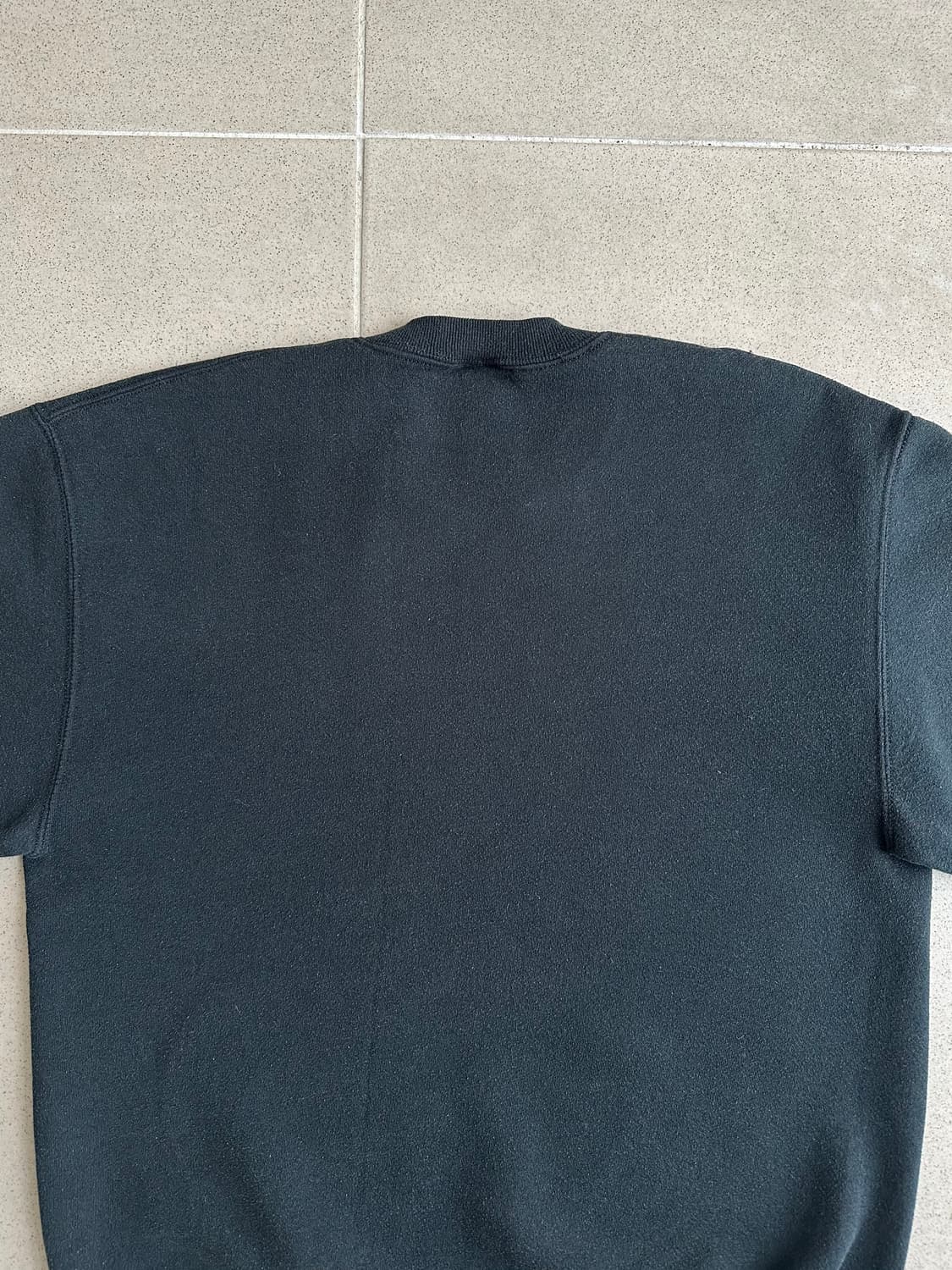 90s 빈티지 러셀 스웻셔츠 블랙 L USA 상품이미지5