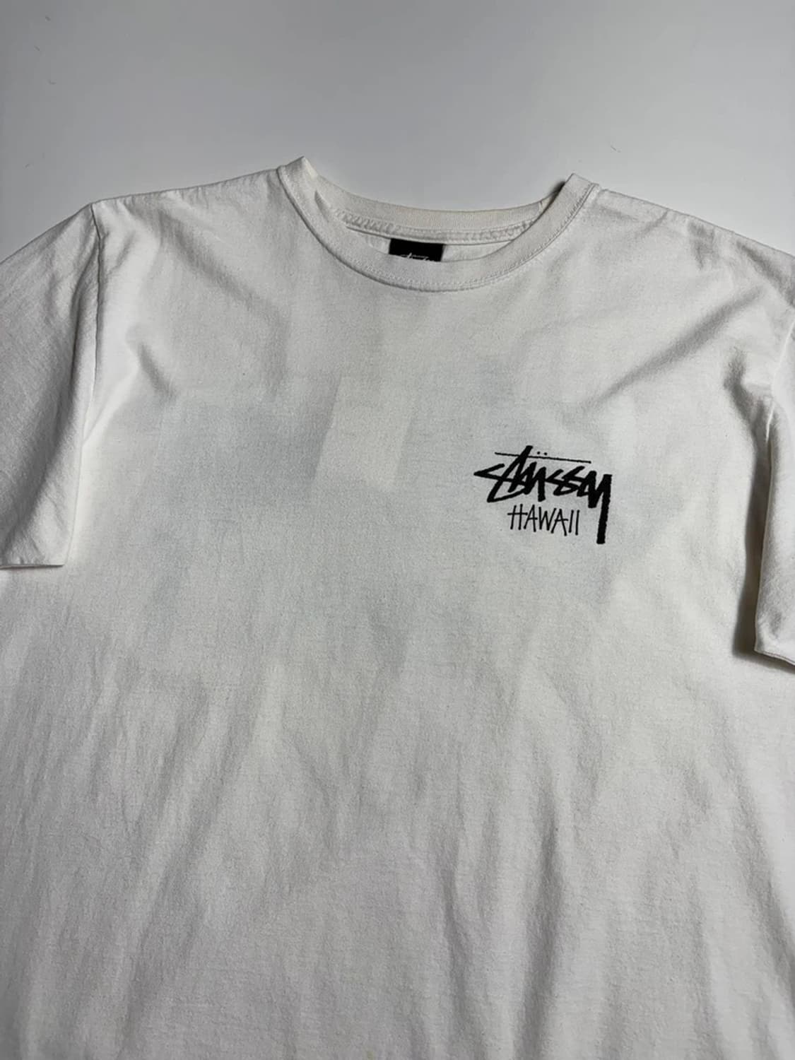 스투시 STUSSY 스탁 하와이 코튼 반팔 티셔츠 R1688 상품이미지4