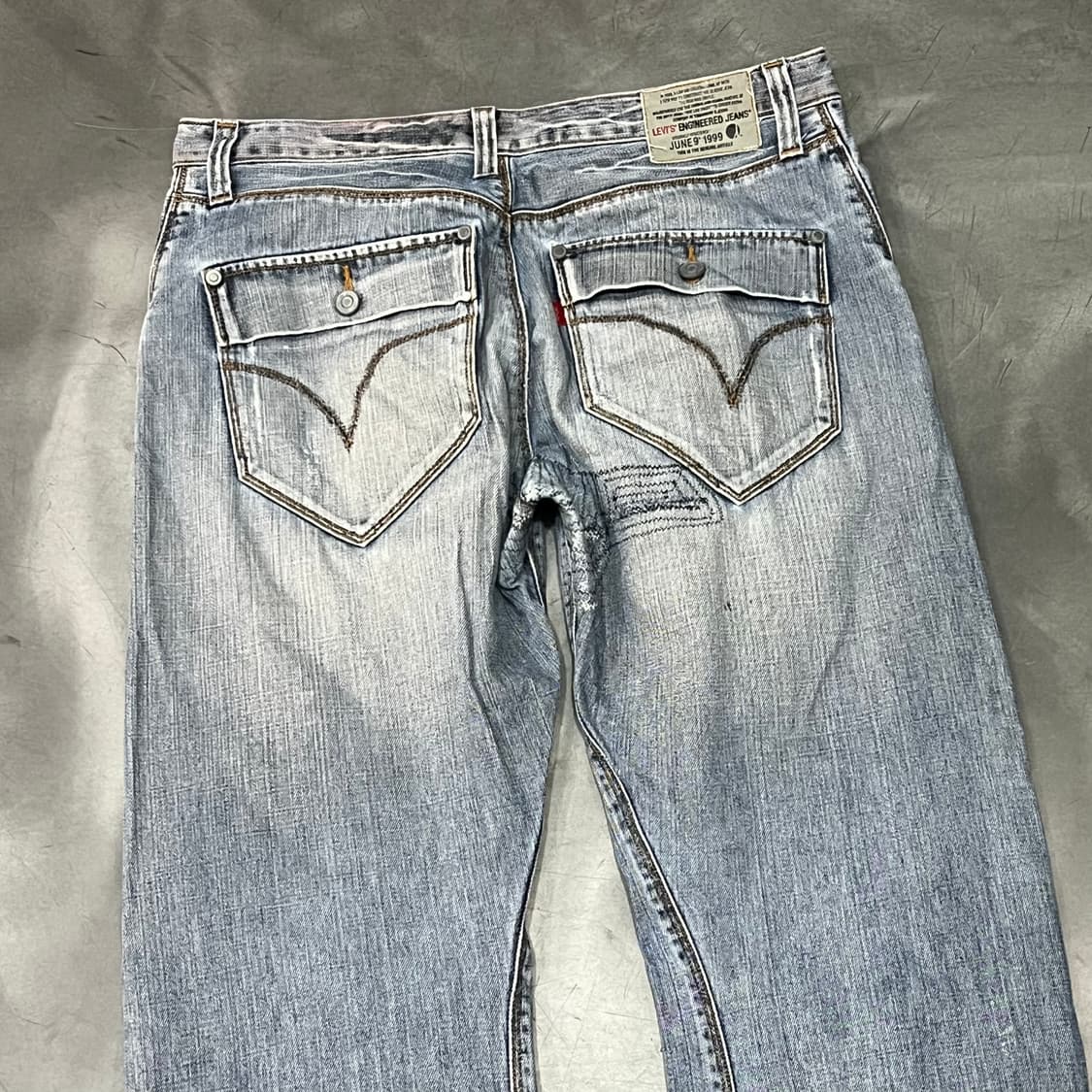  리바이스 엔지니어드진 리페어 데님 팬츠 y14679 상품이미지5