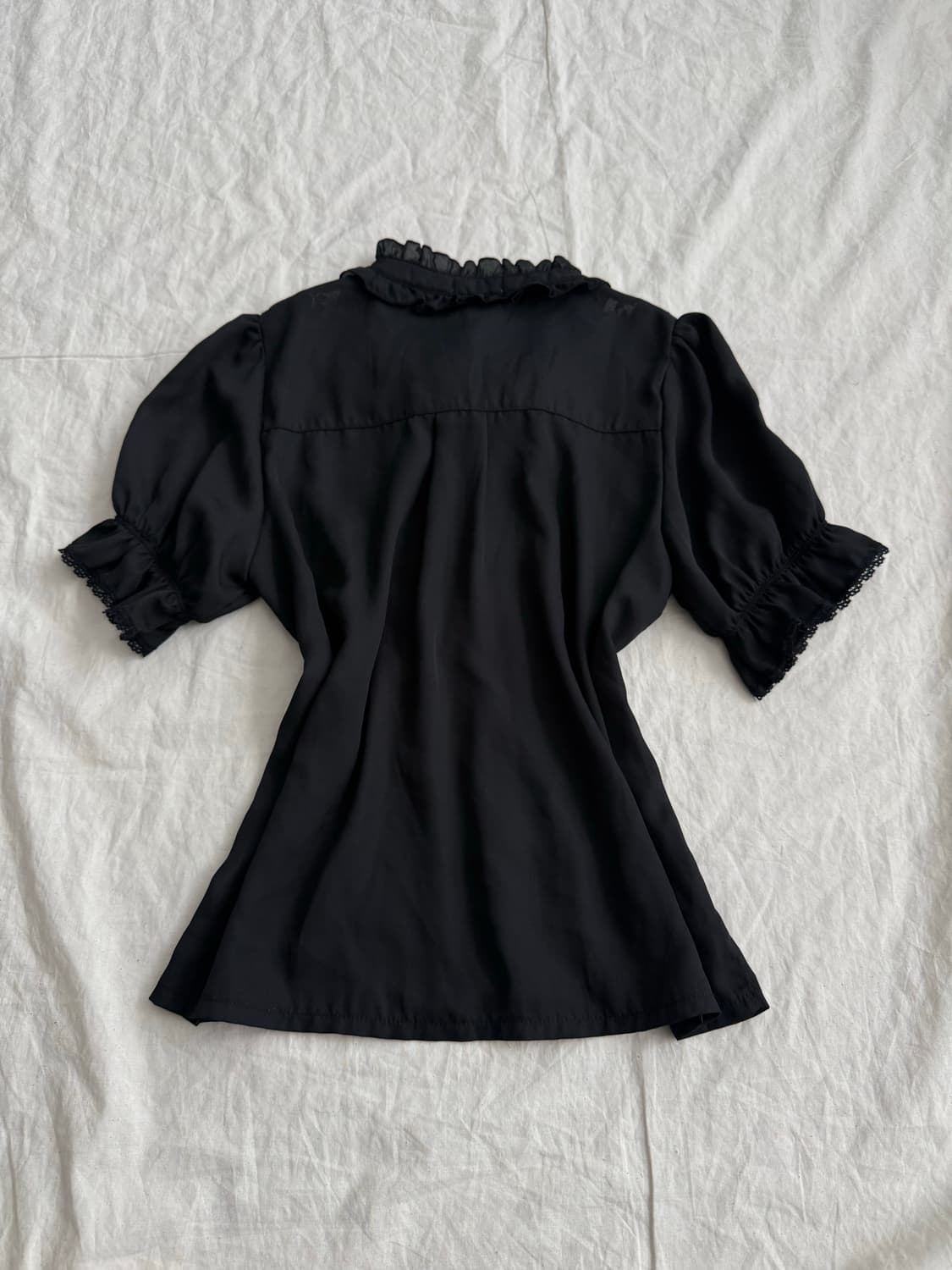 엑시즈팜 고딕 로리타 블랙 엔틱 블라우스 상품이미지4