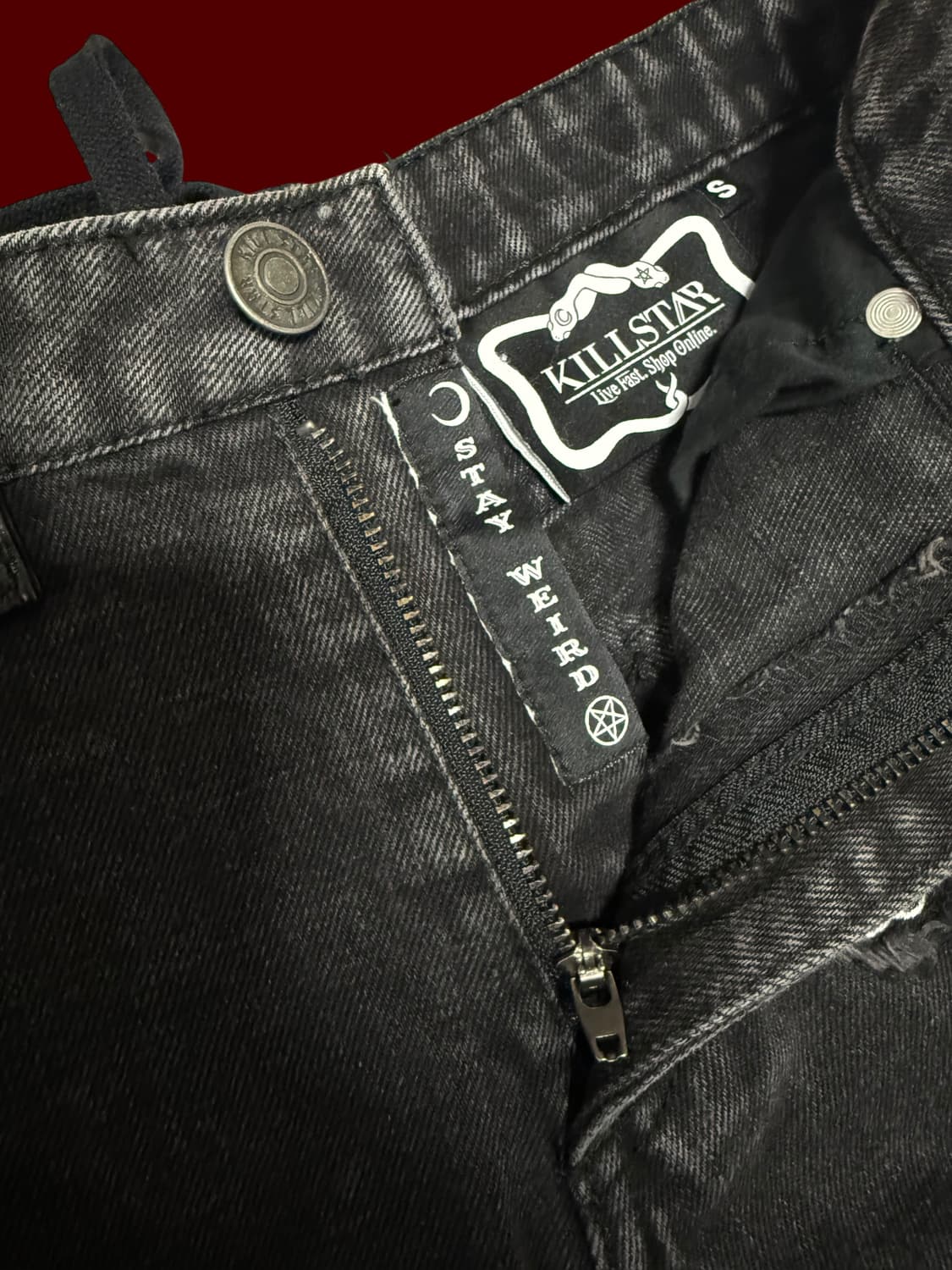 killstar 뉴고스 패치 데님 숏츠 상품이미지2