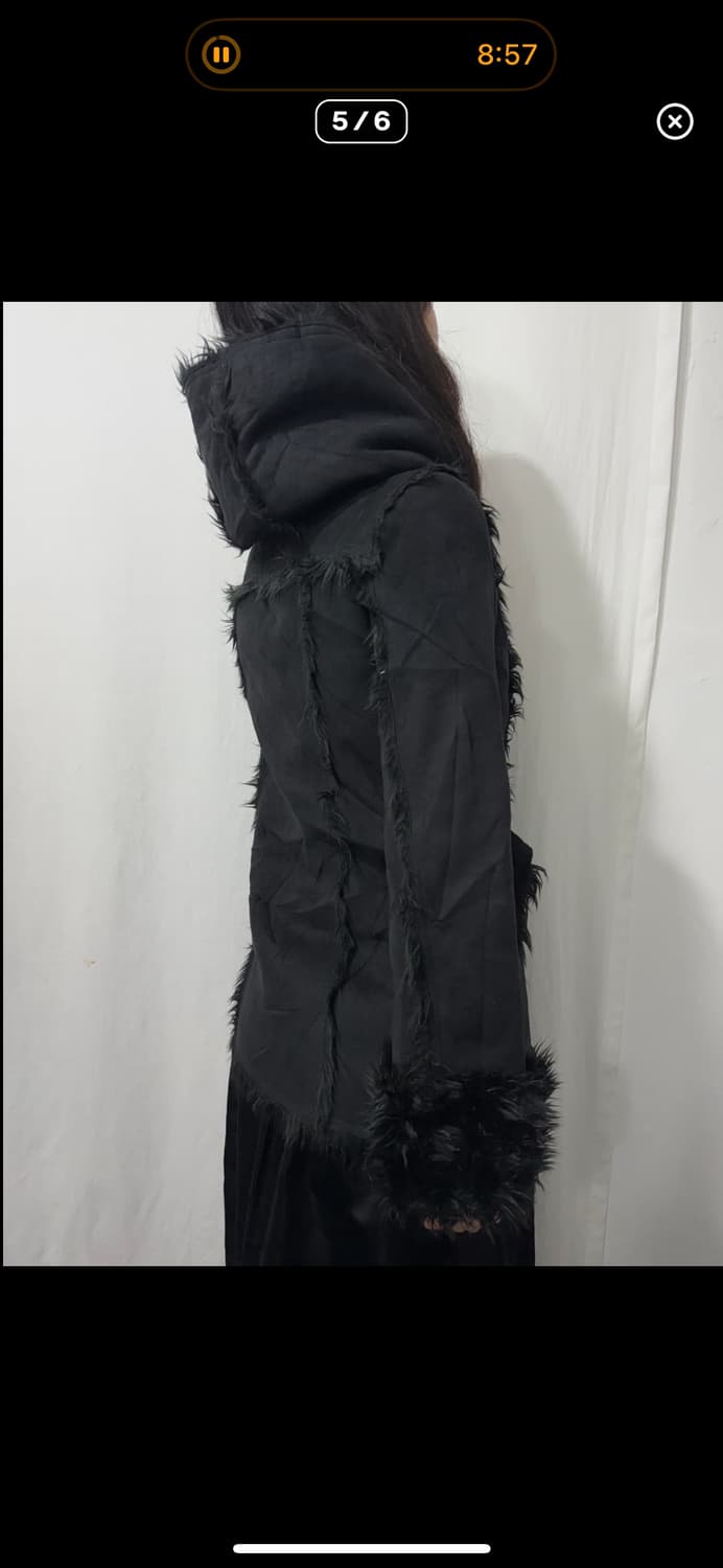 egoist fur  jacket 에고이스트 버클 퍼자켓 무스탕 상품이미지4