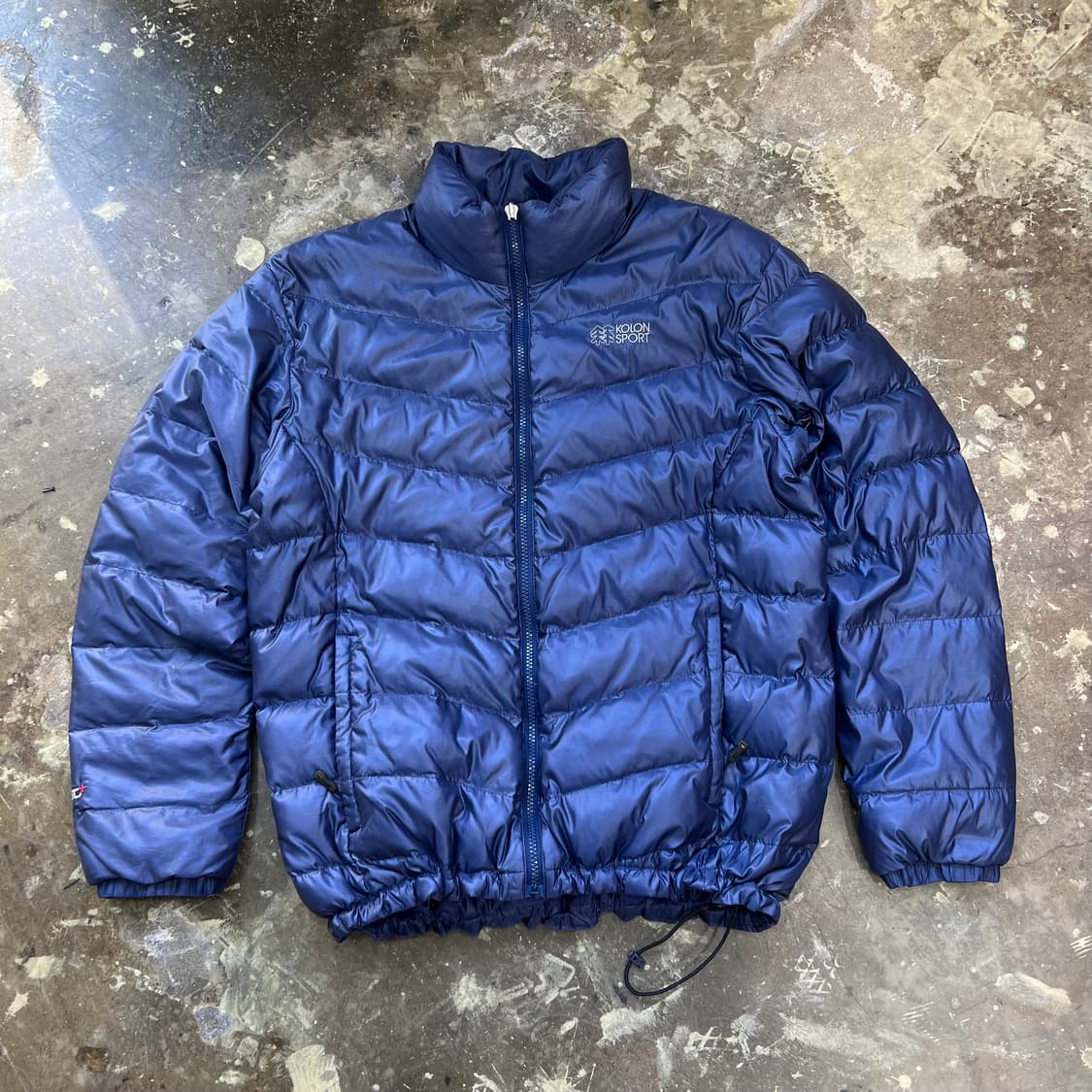 100) 코오롱스포츠 구스다운 경량 패딩점퍼 거위털 패딩 상품이미지2