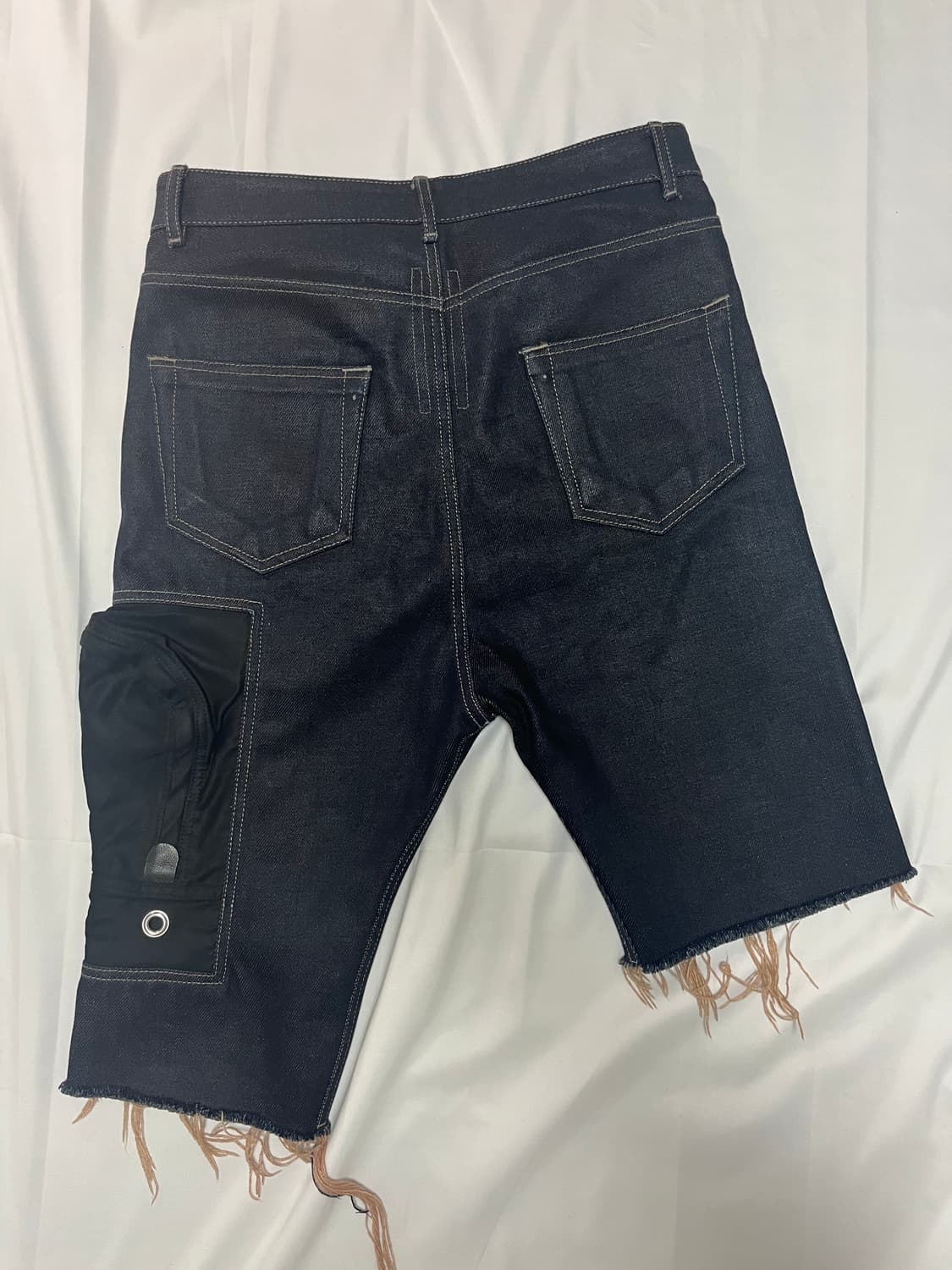 릭오웬스 데님 카고 스커트 31 상품이미지4