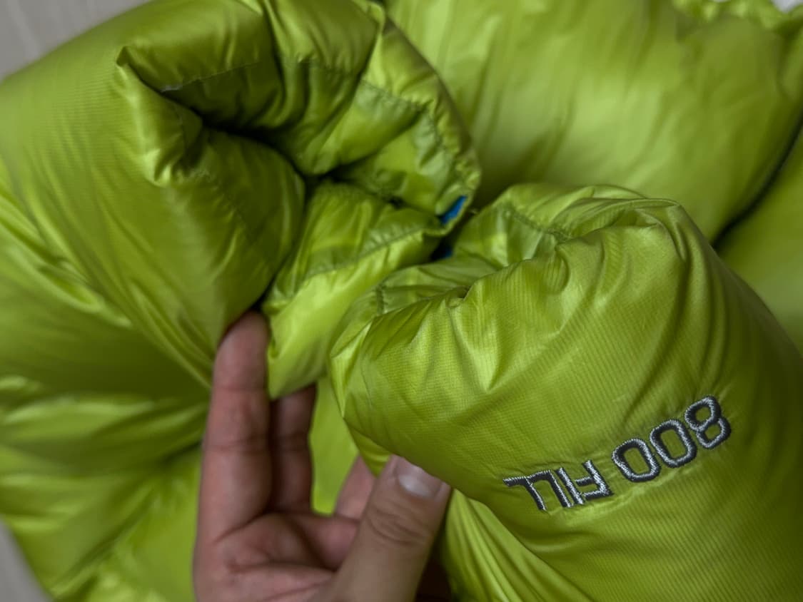 스투시 마이크로 립스탑 다운 패딩 라임 L 상품이미지4