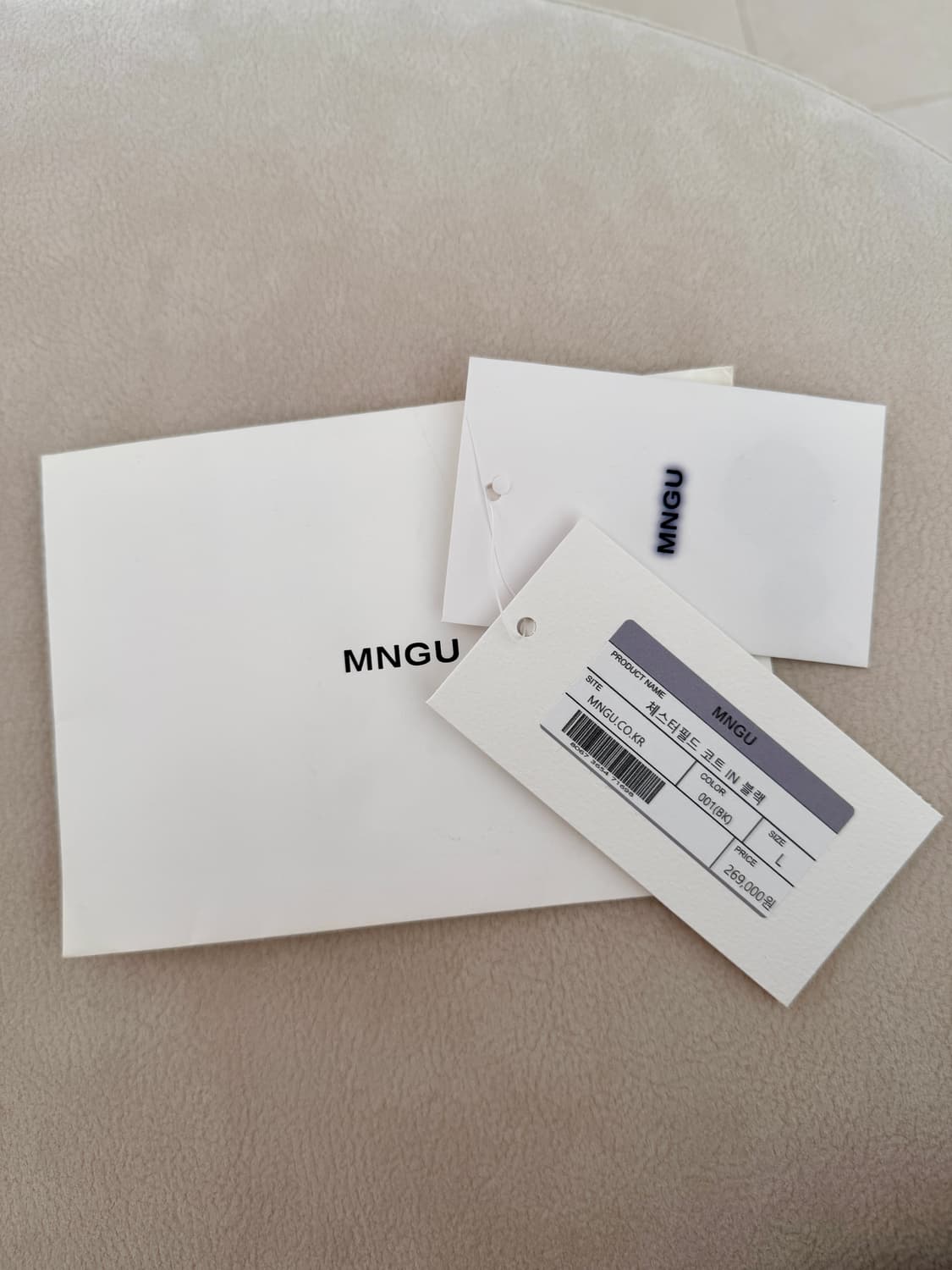 MNGU / 체스터필드 코트 블랙 / L 상품이미지8