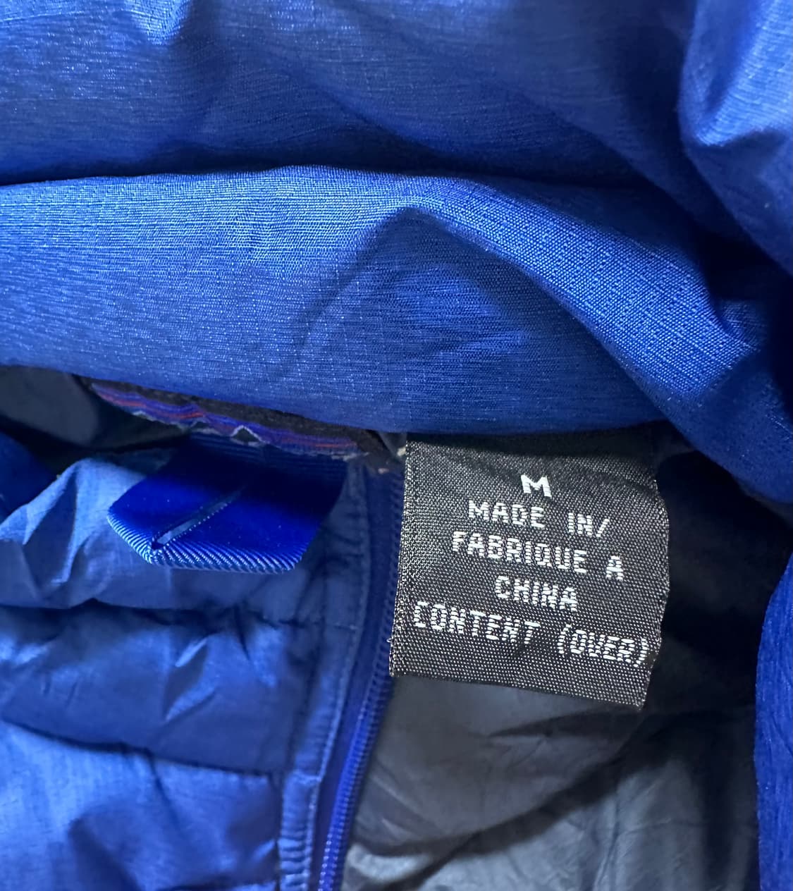 (M)00s 파타고니아 패딩 빈티지 패커블 다운 블루 상품이미지5