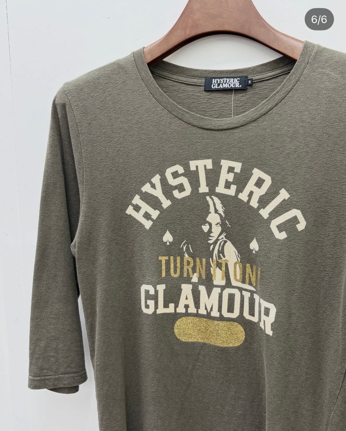 히스테릭 글래머 7부 티셔츠 상품이미지6