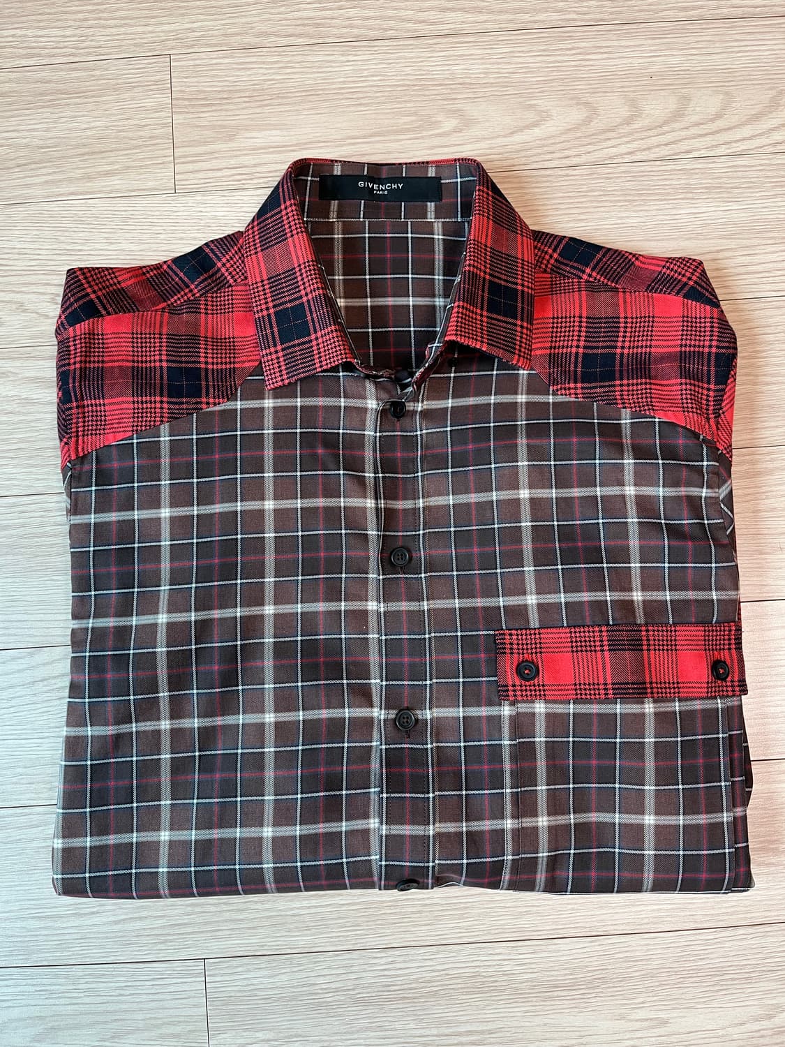 Givenchy 체크 셔츠 40사이즈(L~XL) 정품 상품이미지9