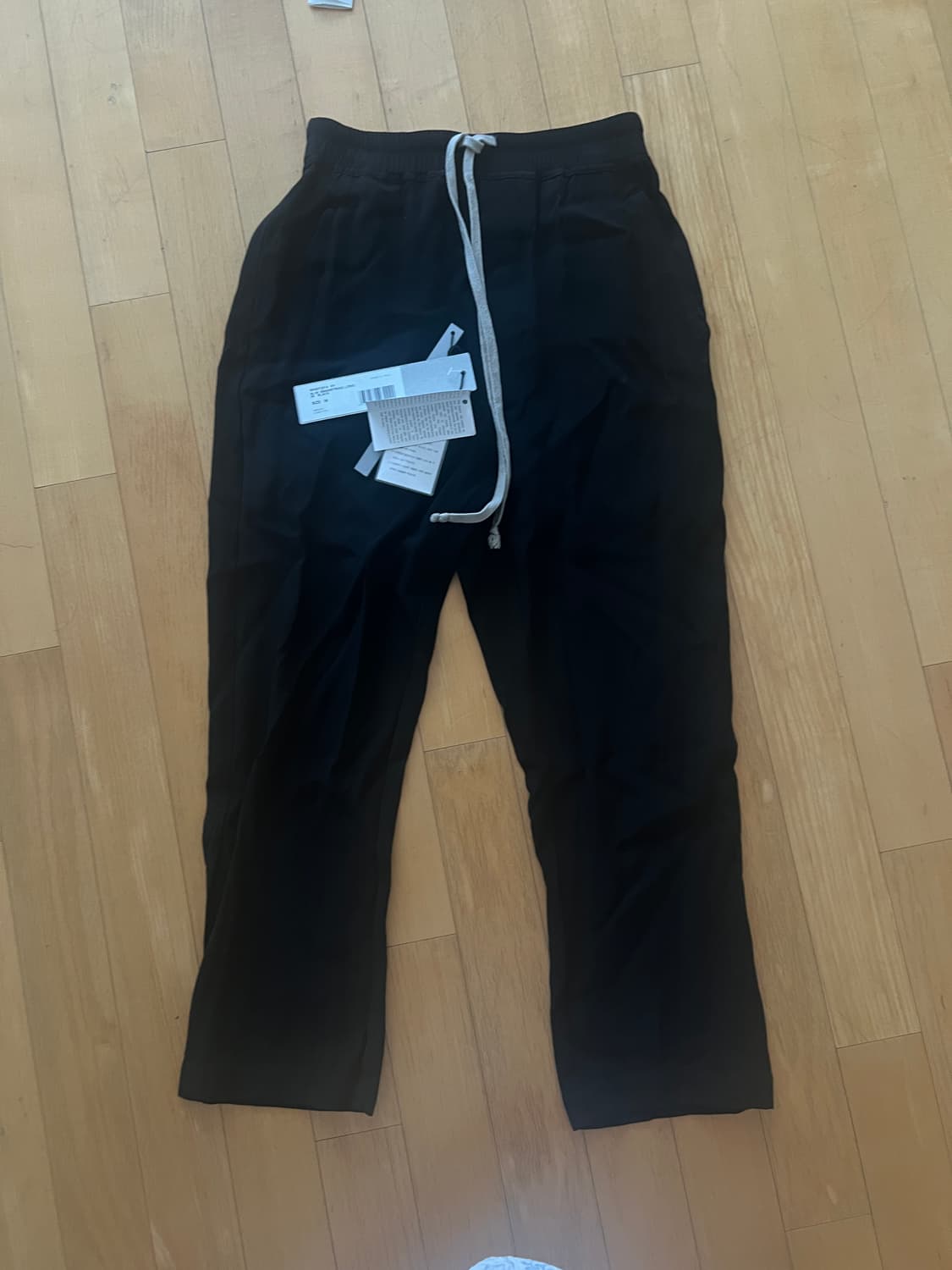 릭오웬스 드로우스트링 롱 팬츠  상품이미지1