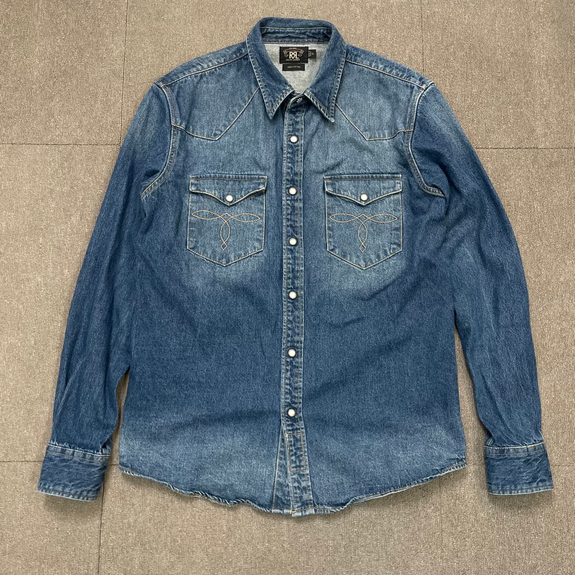 RRL 랄프로렌 더블알엘 웨스턴 데님셔츠  상품이미지1