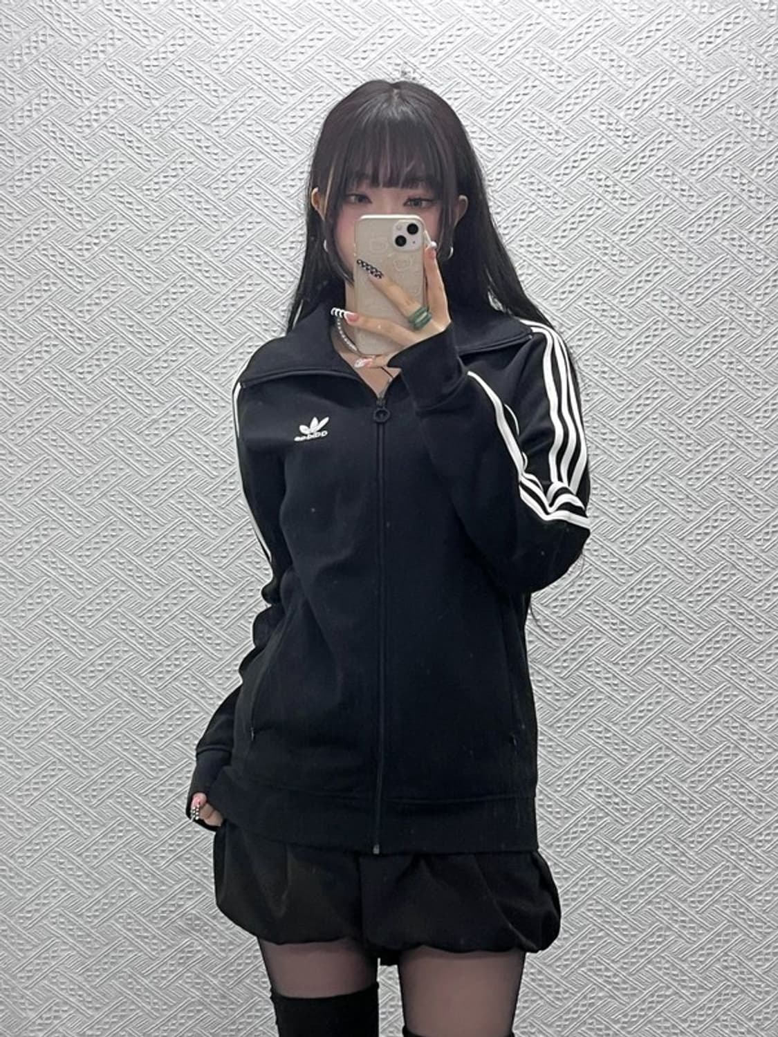 아디다스 유로파 검흰 삼선 져지 집업 100 C10574 상품이미지1