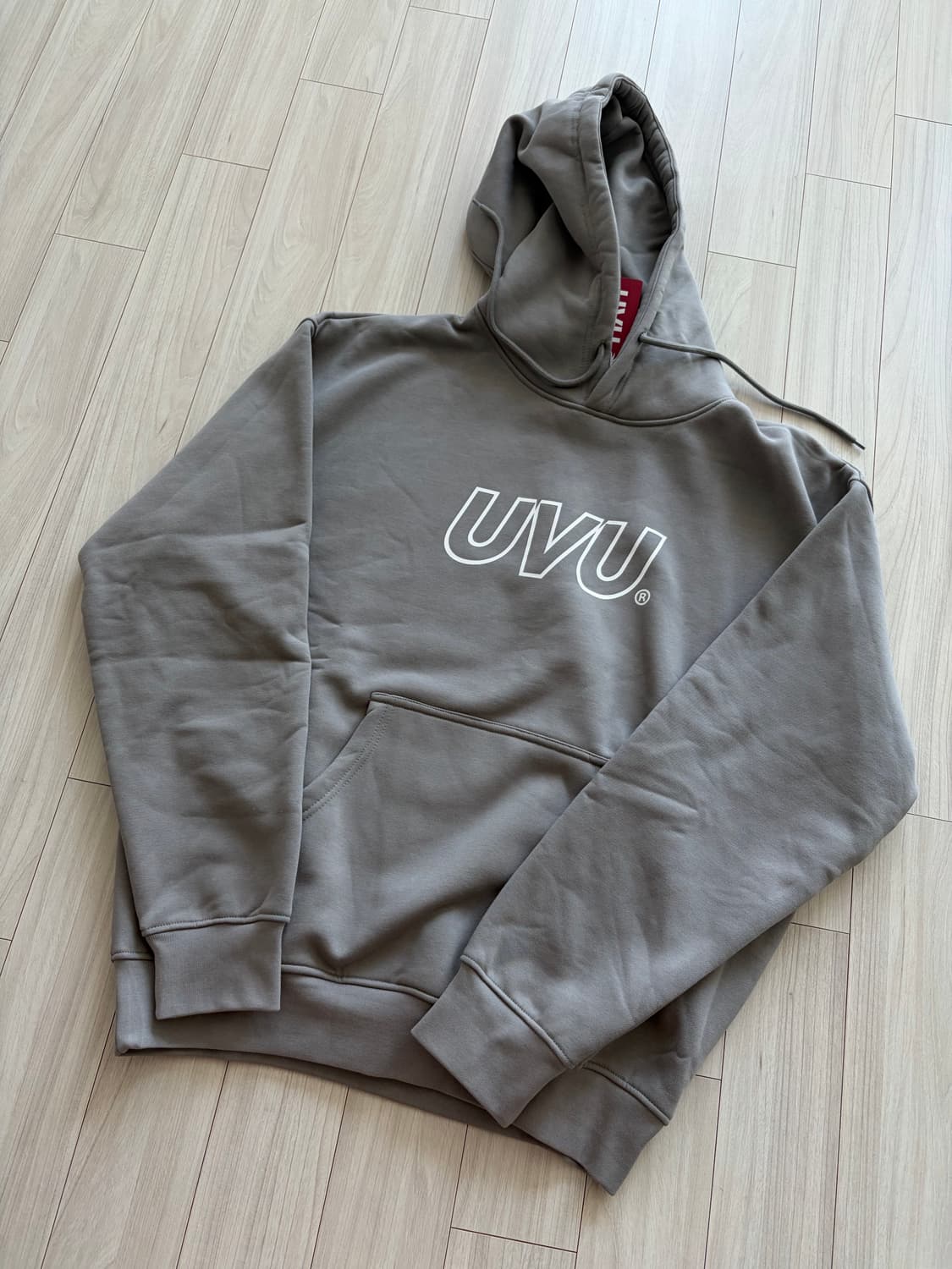 Uvu 후드 그레이 12월 드롭제품 상품이미지2
