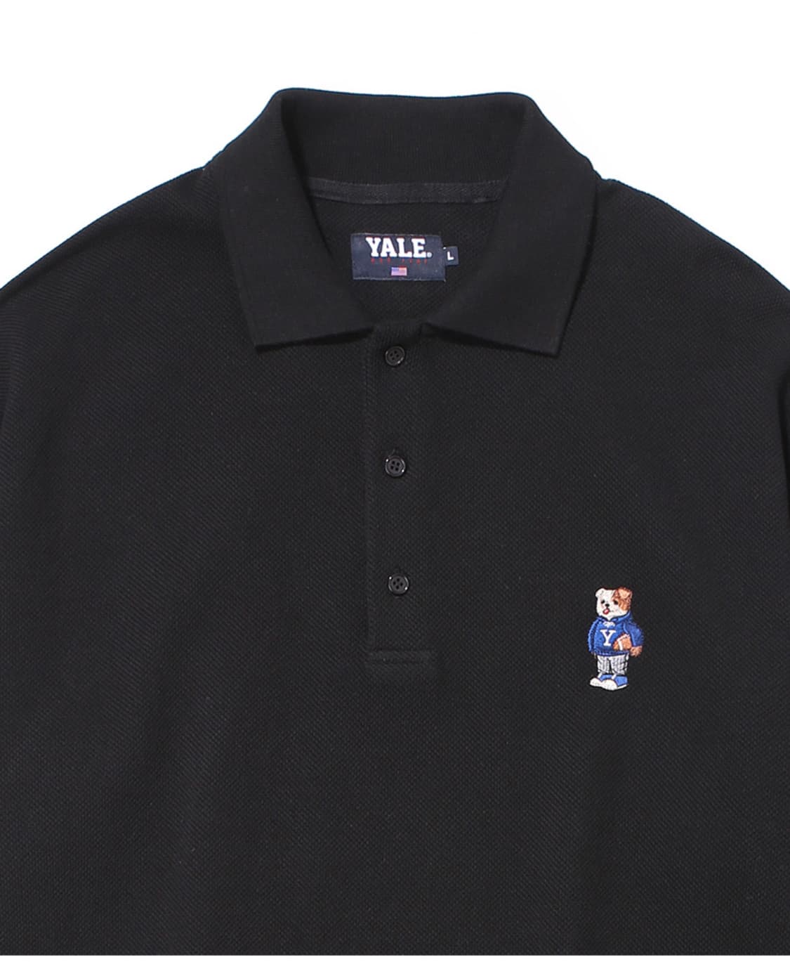 예일 EMBROIDERY HANDSOME DAN PK LS 카라티 상품이미지3