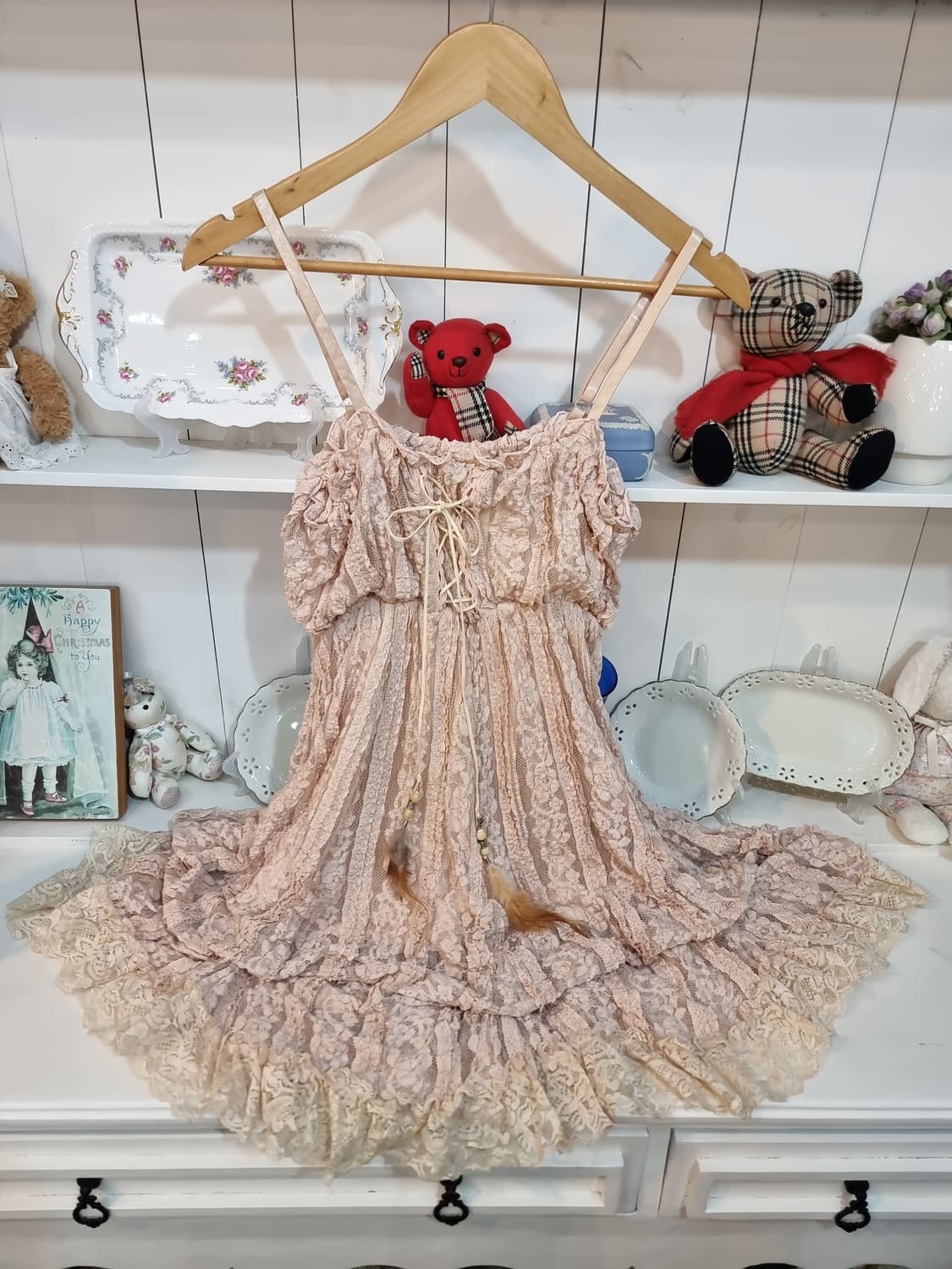 레이스 캉캉 스트랩 원피스 상품이미지4