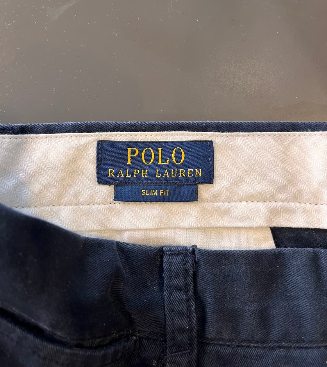 폴로 랄프로렌 원턱 네이비 치노 팬츠 상품이미지3