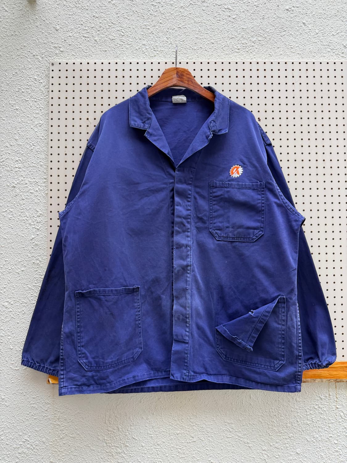 DISTRESSED FADED NAVY ITALIAN 빈티지프렌치워크자켓 상품이미지2
