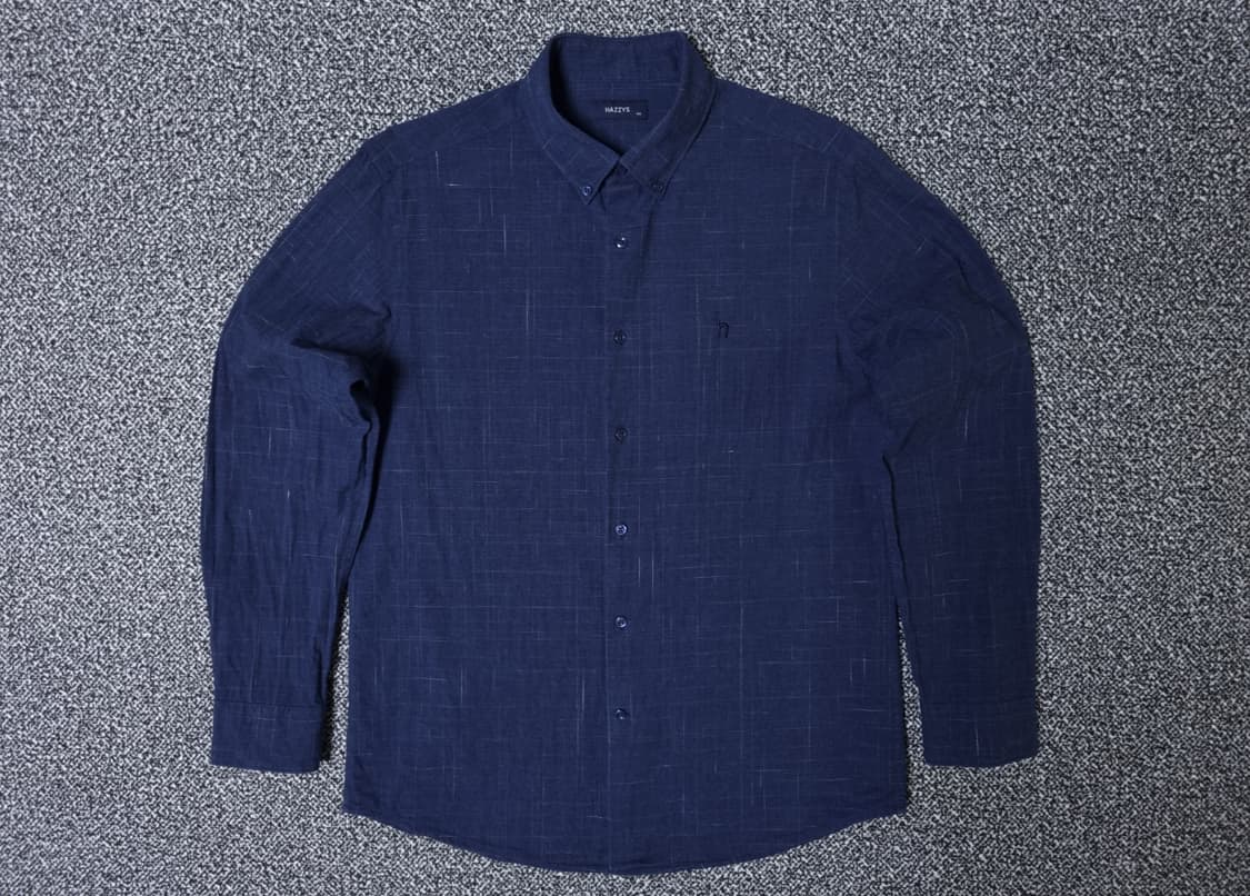 [무료배송][100]헤지스 남성용 체크 셔츠 남방 상품이미지1