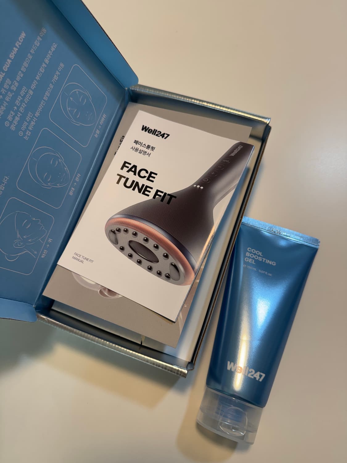 Well247 페이스튠핏 마사지기+쿨 부스팅 젤 상품이미지1