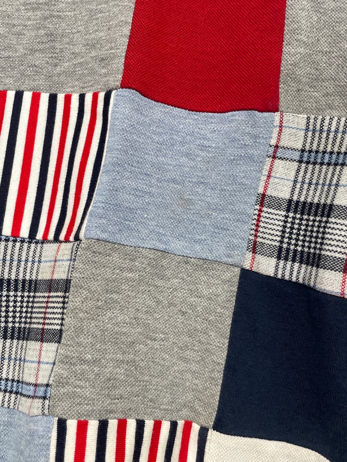 톰브라운 믹스 패치워크 버튼 가디건 상품이미지10