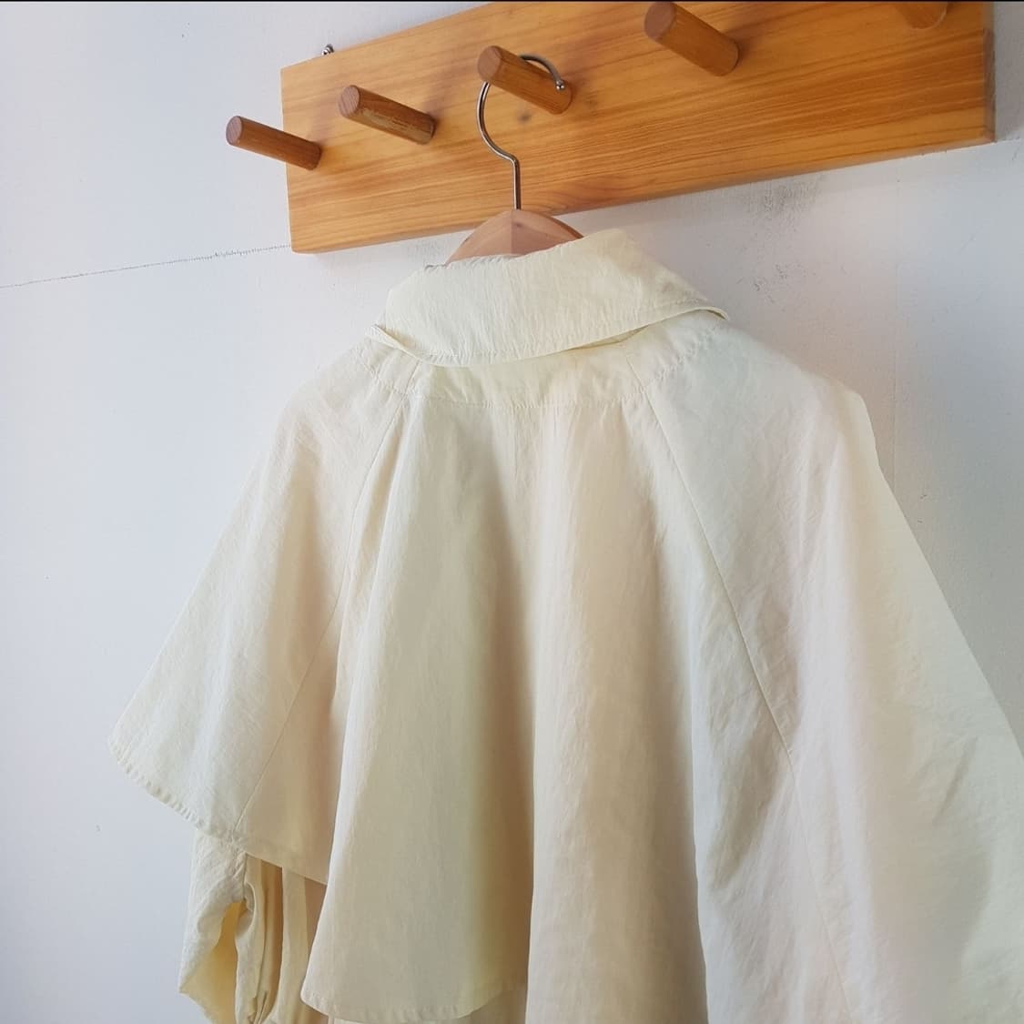 프릭스토어 2way 와셔 나일론 케이프 부착 코트 상품이미지6