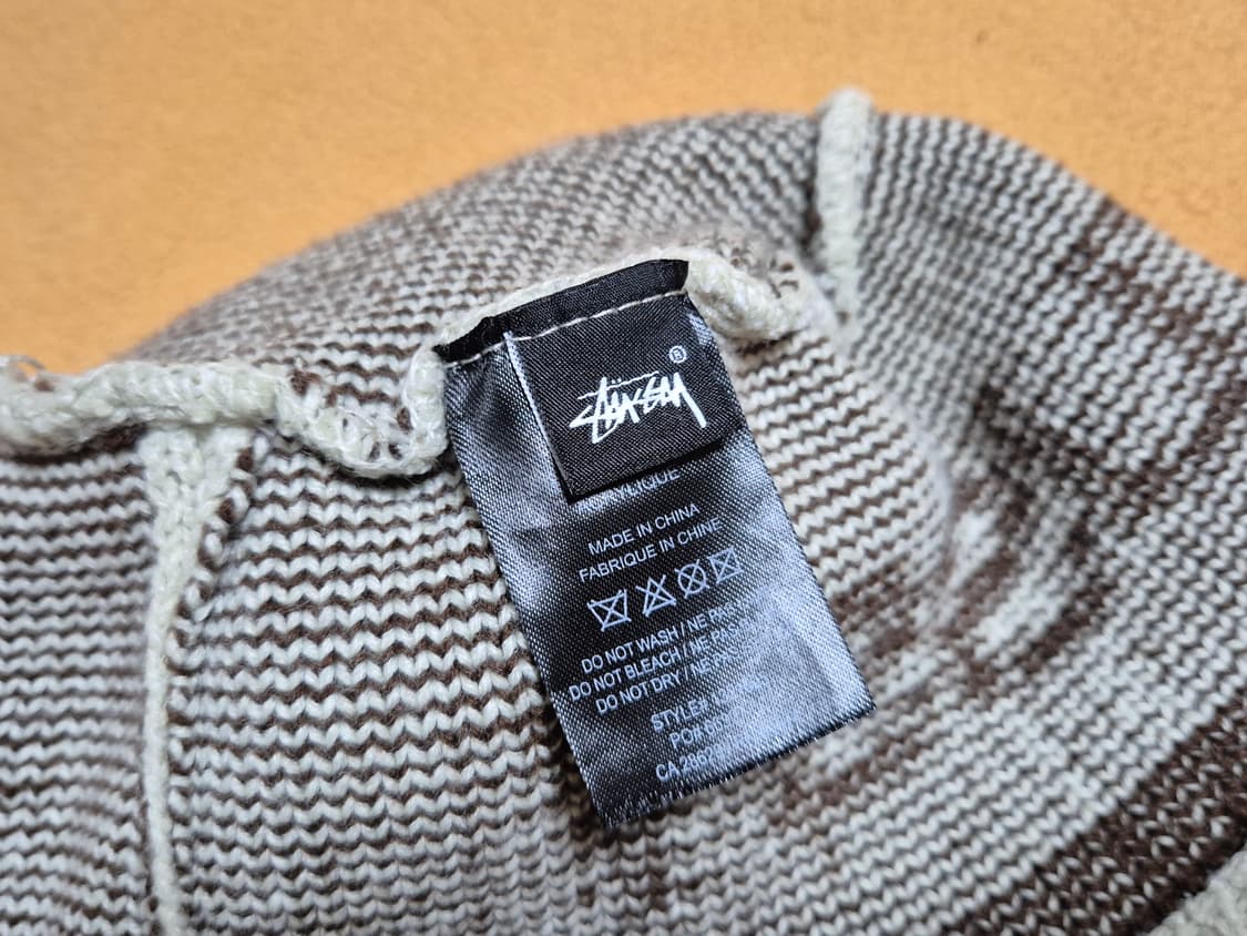 [L-XL] 스투시 자카드 니트 버킷햇 Stussy 상품이미지5